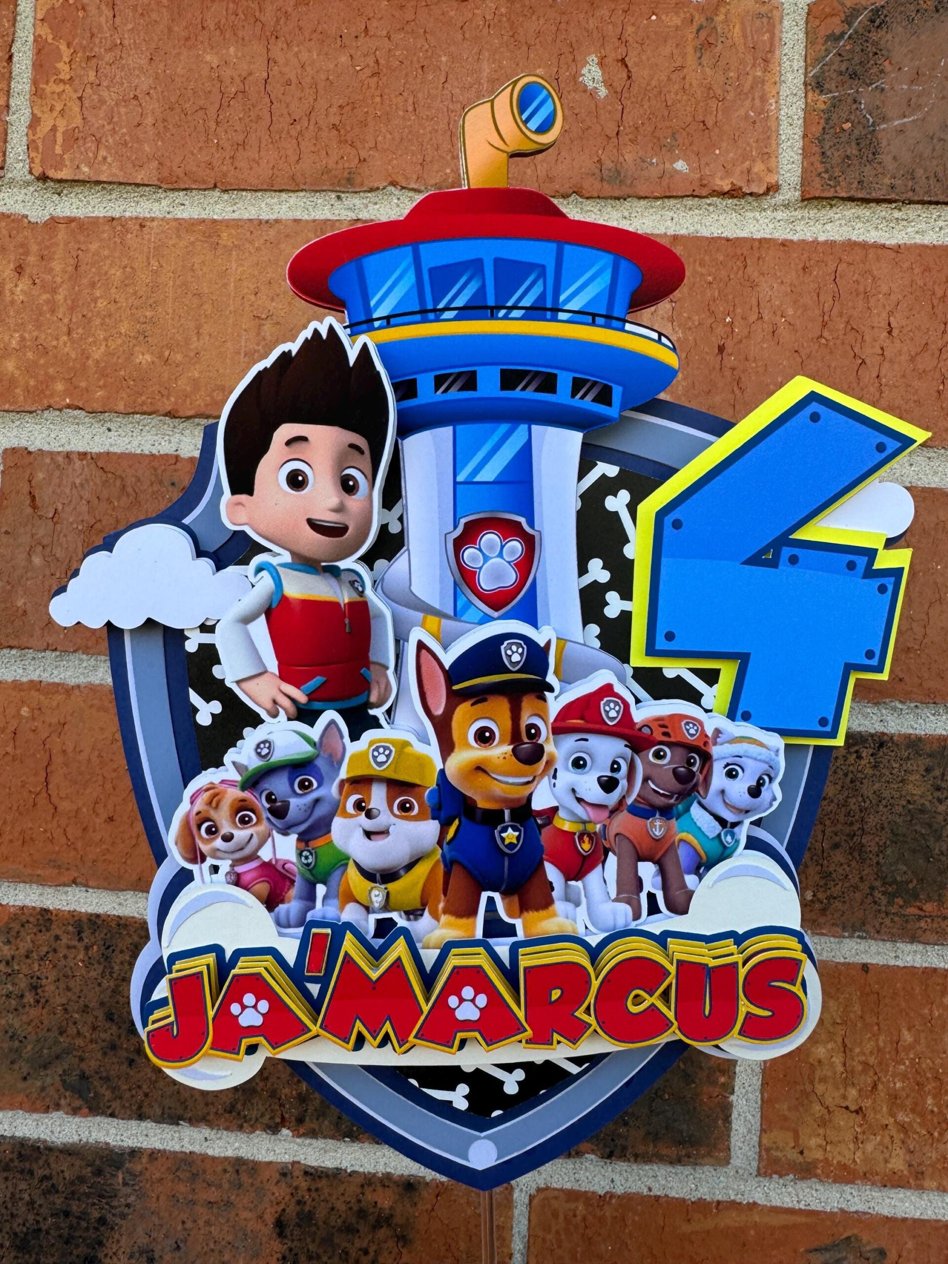 Paw Patrol Cake Topper Printable - Shop On Pinterest pertaining to Printable Cake Topper Paw Patrol