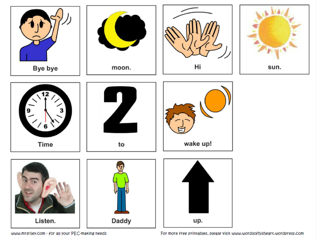 Pdf Pecs | Wordsofhisheart pertaining to Autism Pecs Free Printables