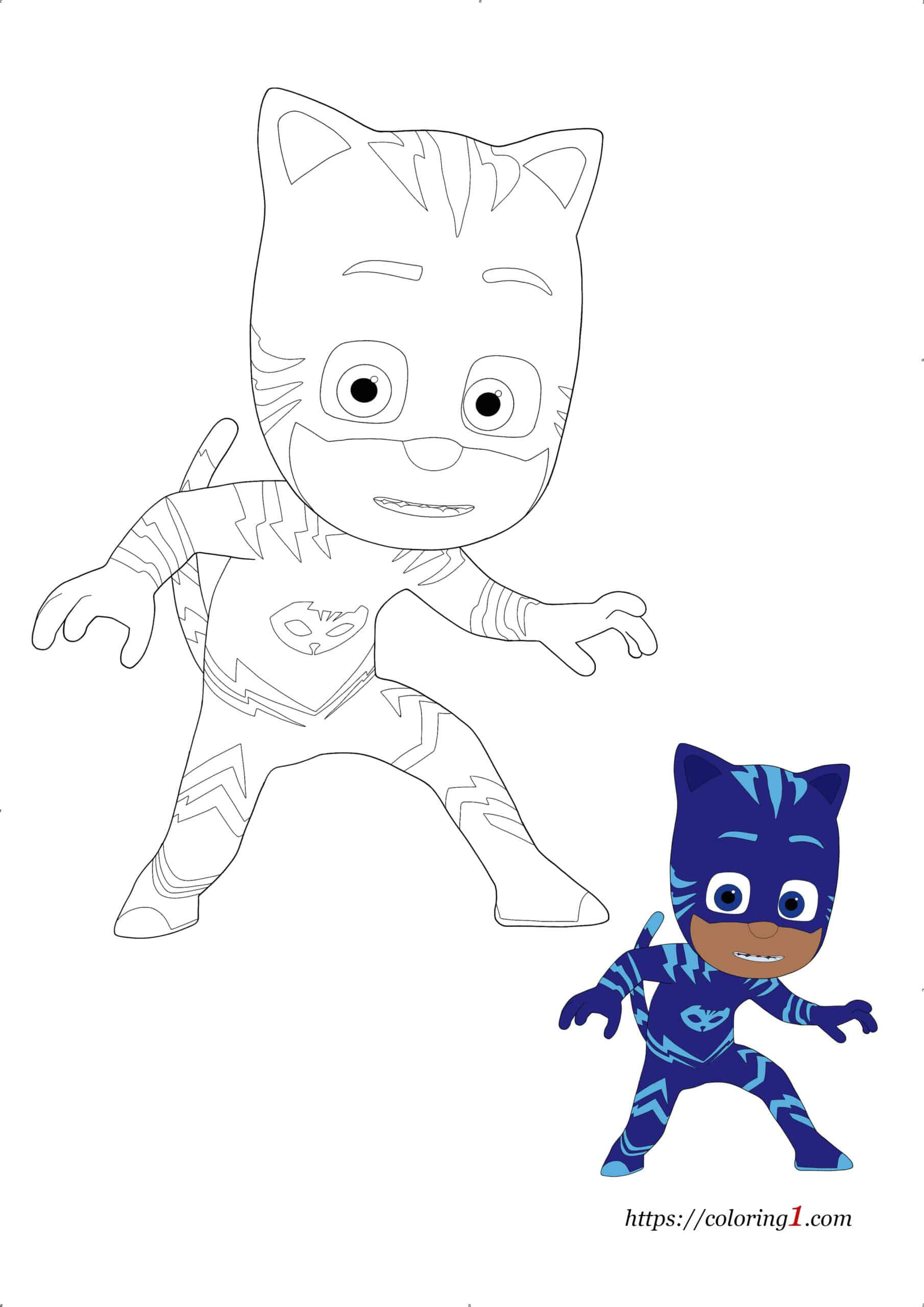 Pj Masks Coloring Pages - 34 Free Printable Coloring Sheets For within Free Printable Pj Masks Coloring Pages