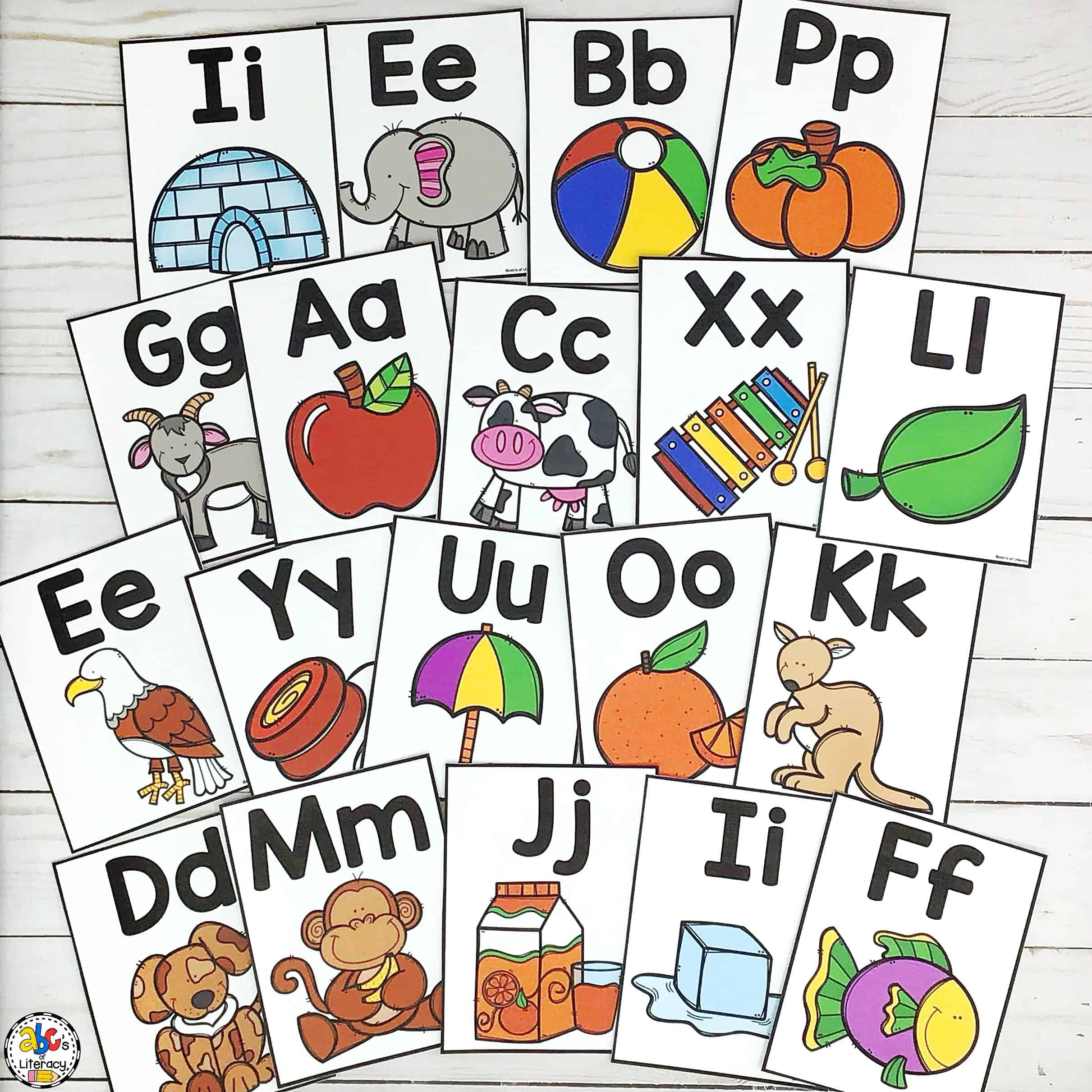 Printable Alphabet Posters regarding Alphabet Poster Printable Free