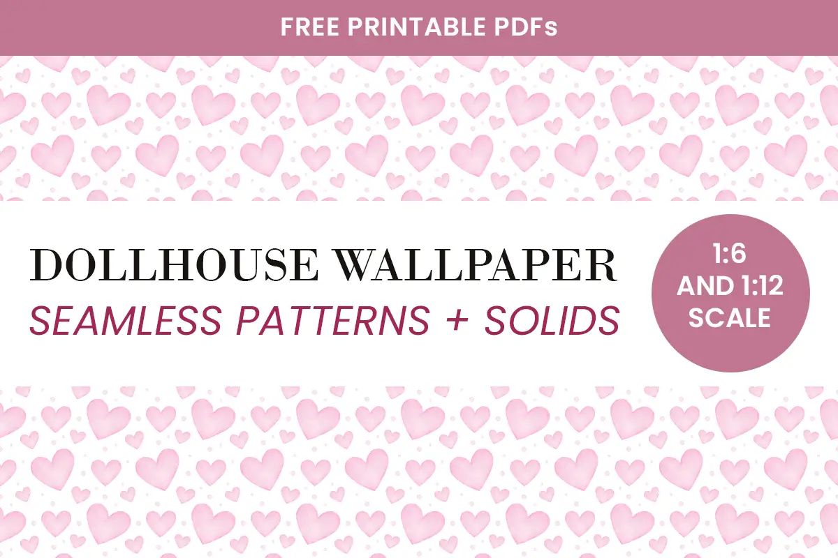 Printable Dollhouse Wallpaper - Free Downloads - Suni Doll with Dolls House Wallpaper Printable Free