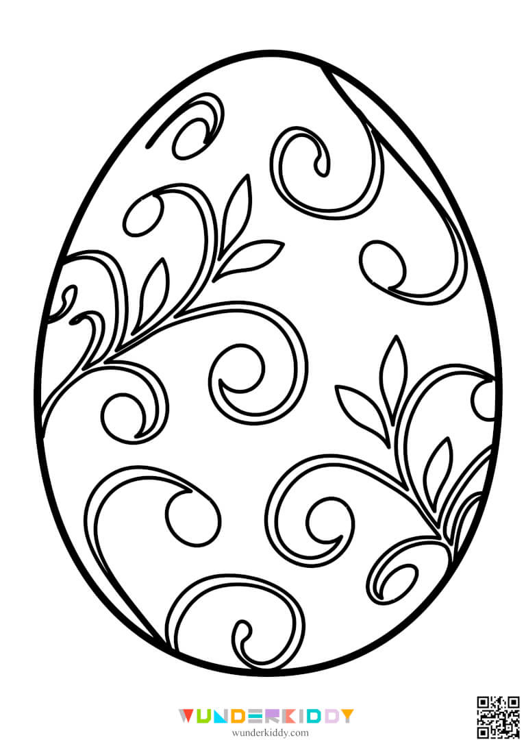 Printable Easter Egg Template And Colouring Page Pdf throughout Easter Eggs to Color Printable