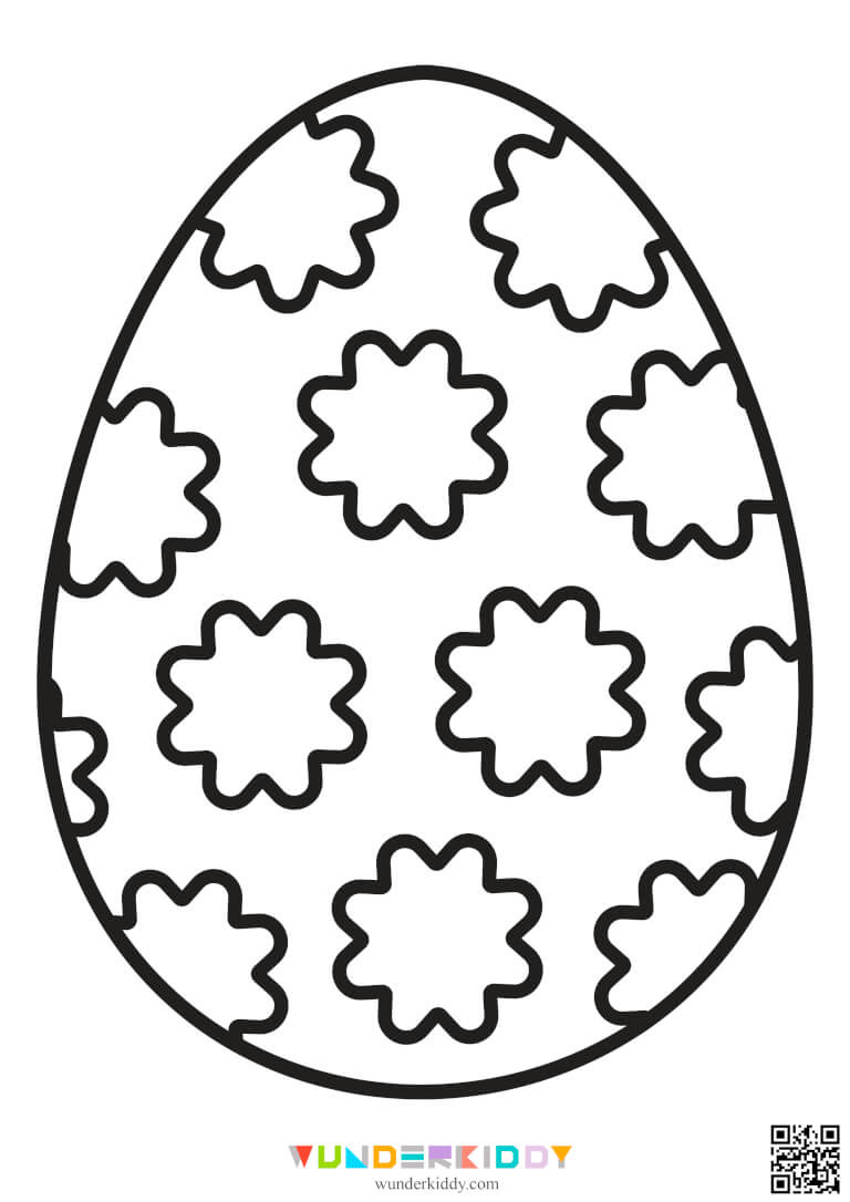 Printable Easter Egg Template And Colouring Page Pdf within Easter Eggs Outline Printable