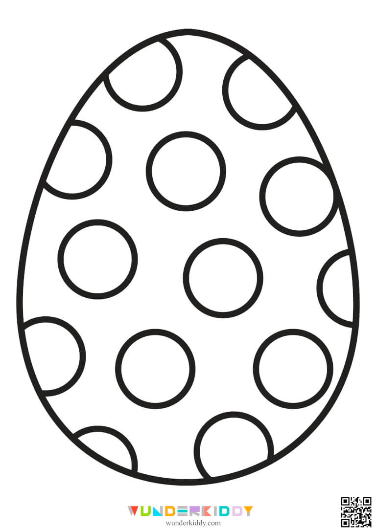 Printable Easter Egg Template And Colouring Page Pdf within Free Printable Blank Easter Eggs
