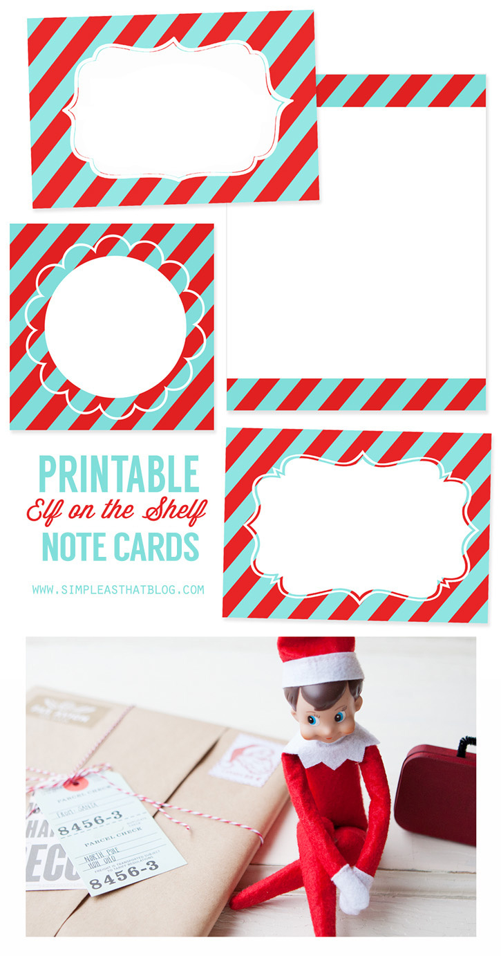 Printable Elf On The Shelf Note Cards inside Free Printable Blank Elf On The Shelf Notes
