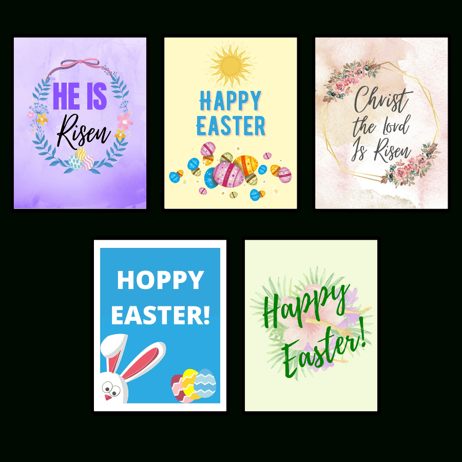 Printable Happy Easter Signs {Free Download} - Add A Little Adventure with Printable Happy Easter Signs