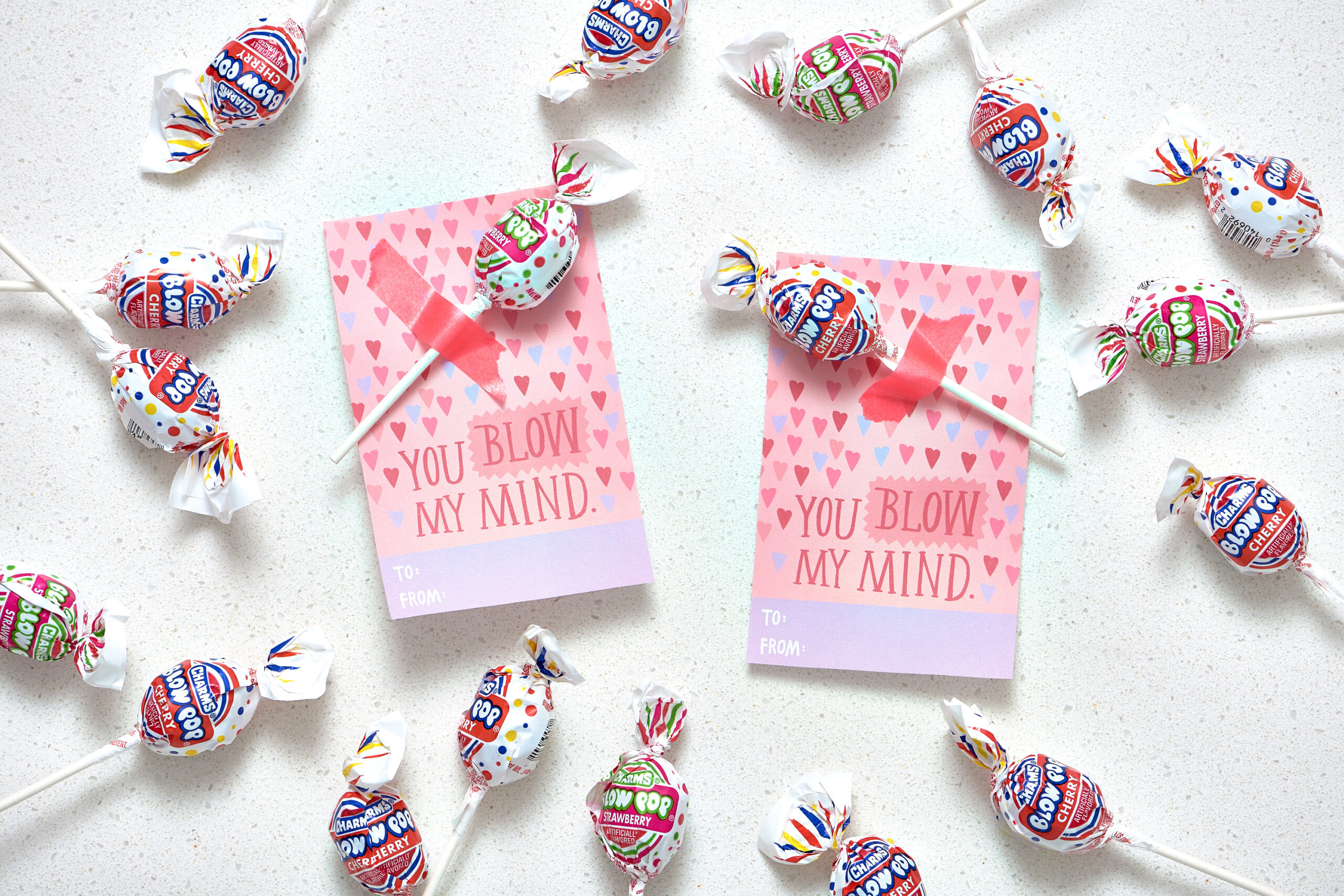Printable Valentine&amp;#039;S Day Card: Blow Pop | The Kitchn within Blow Pop Valentine Free Printable