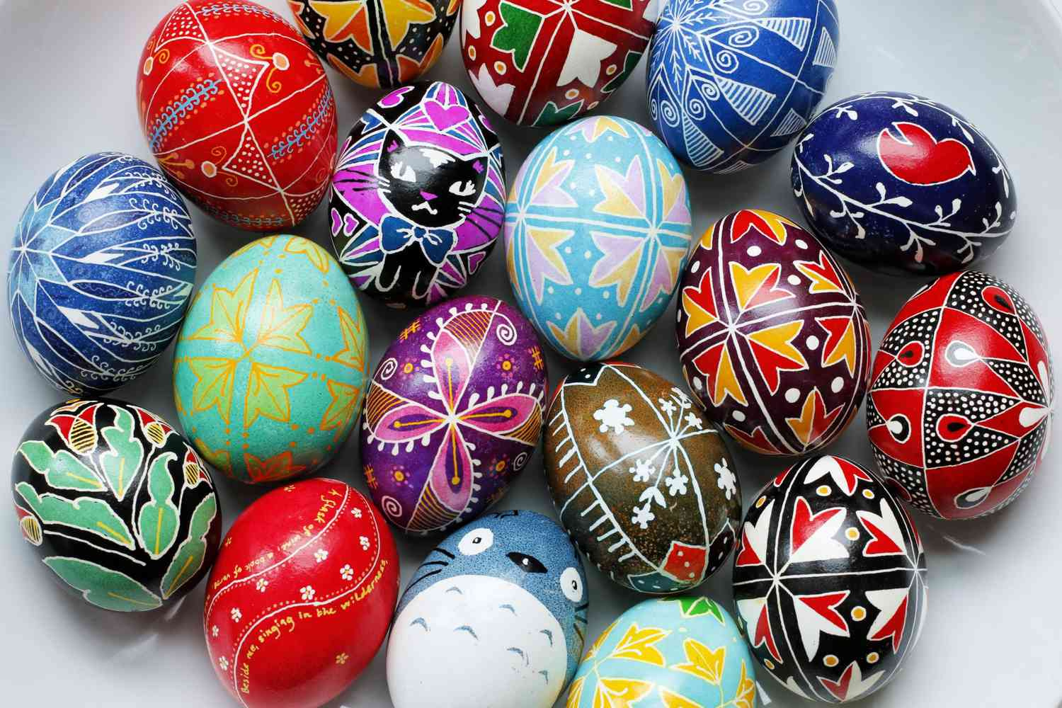 Pysanky: Ukrainian Easter Egg with Ukrainian Easter Egg Patterns