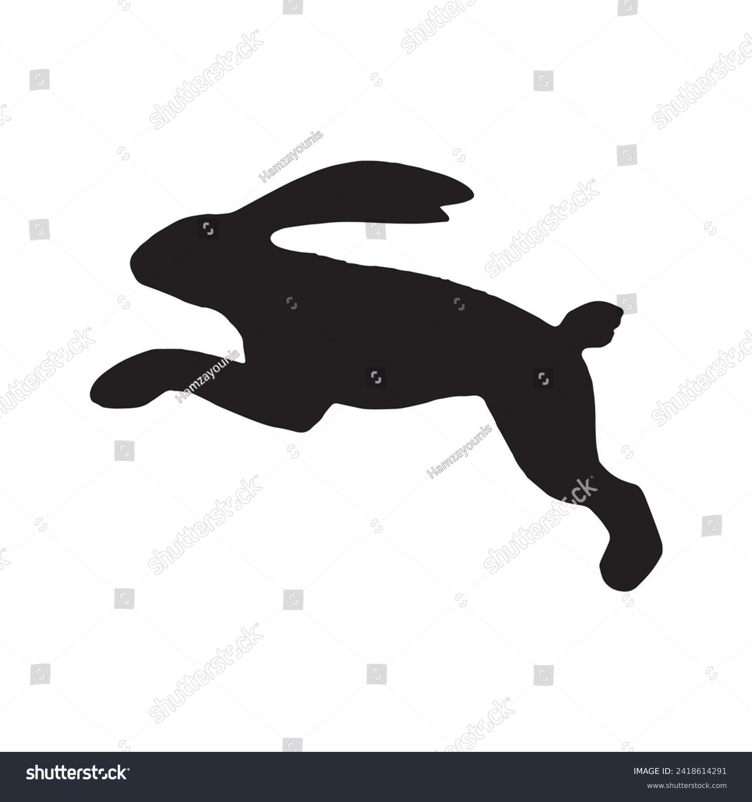 Rabbit Stencil Royalty-Free Images, Stock Photos &amp;amp; Pictures regarding Easter Silhouette Stencil