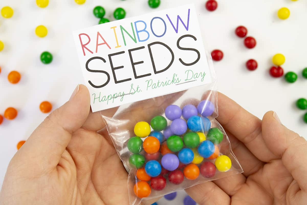 Rainbow Seeds Label - St. Patrick&amp;#039;S Day Free Printable - Tried with Rainbow Seeds Free Printable