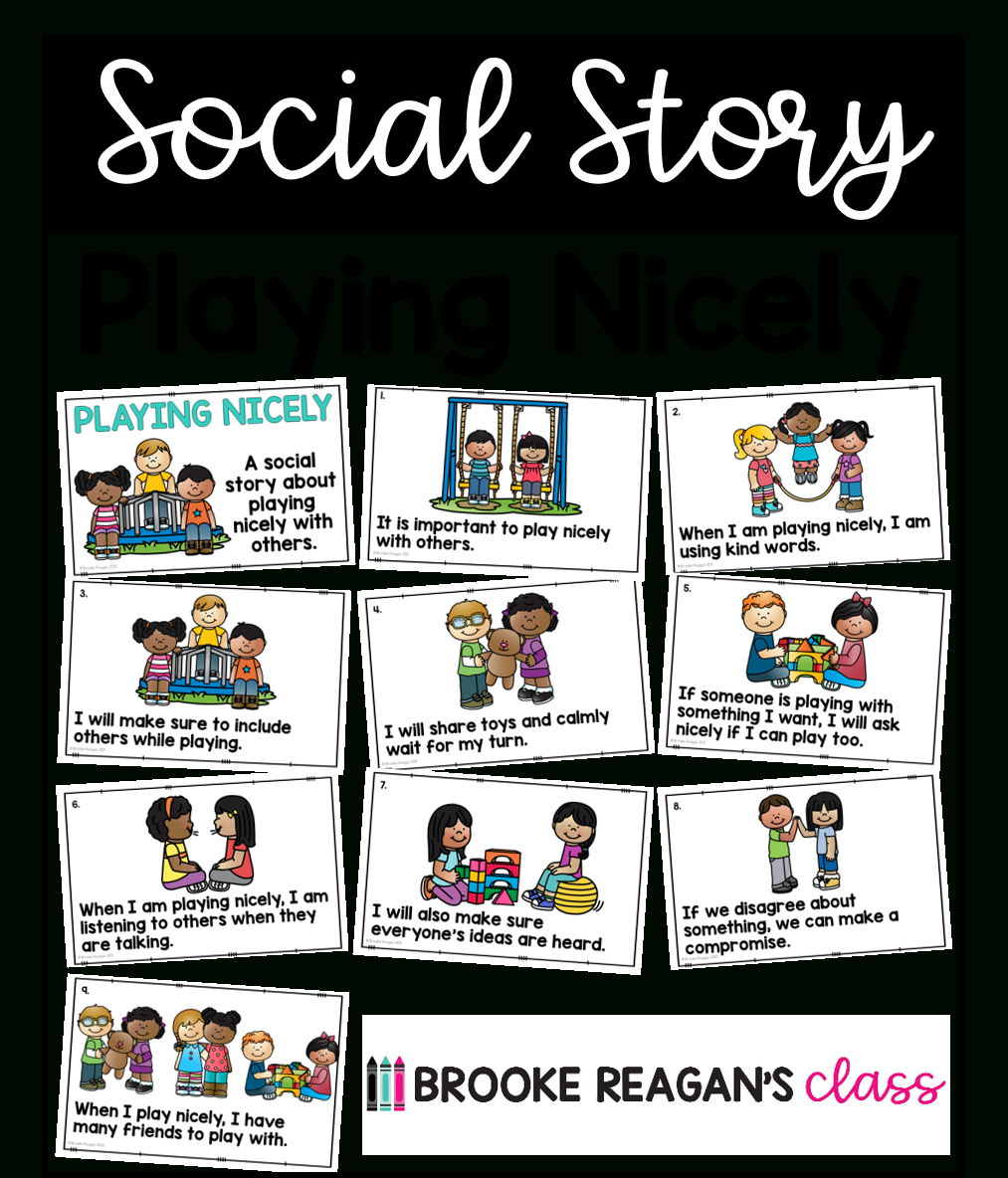 Social Story: Playing Nicely - Brooke Reagan&amp;#039;S Class pertaining to Free Social Stories Printables