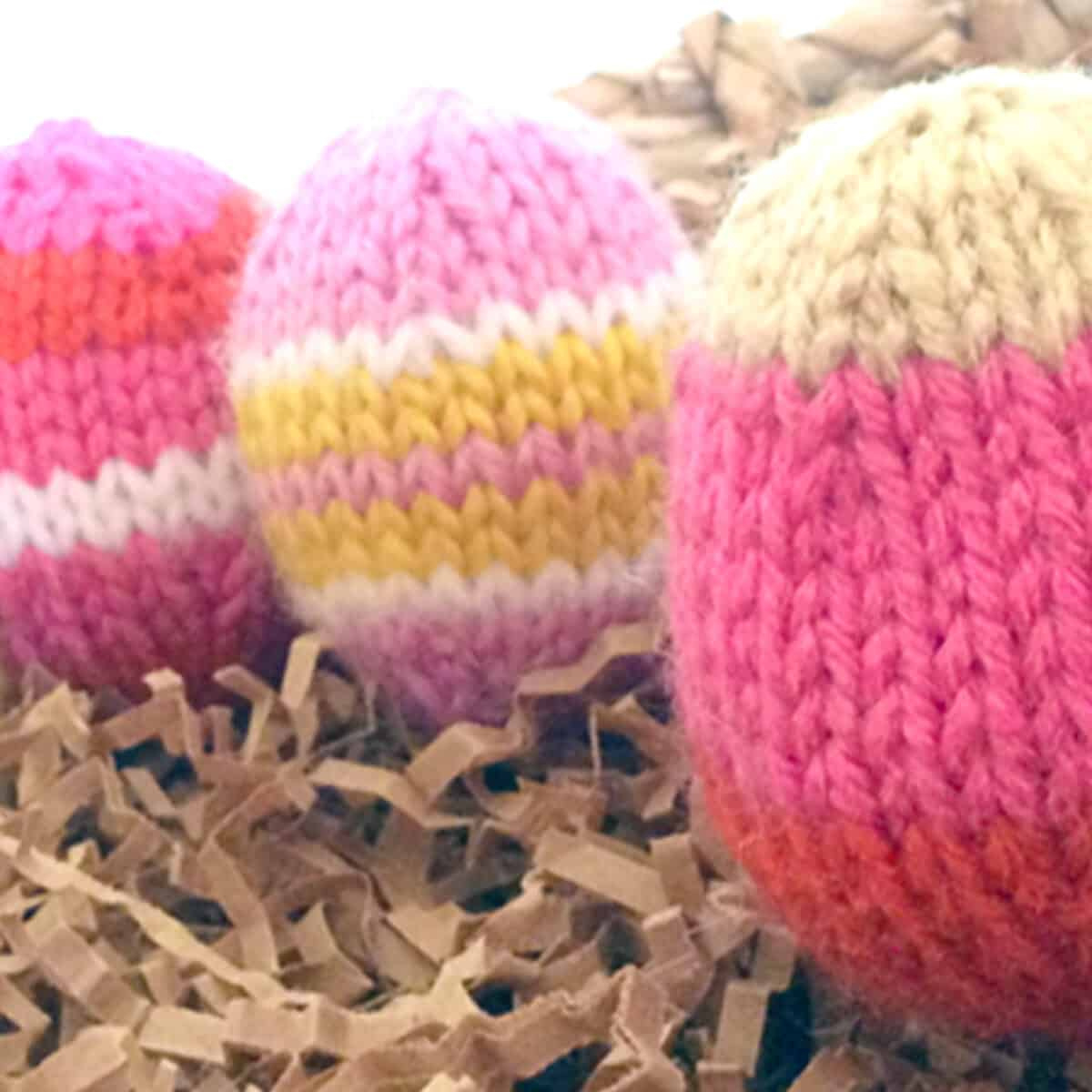 Softie Easter Egg Knitting Pattern - Studio Knit in Knit Easter Eggs Free Pattern