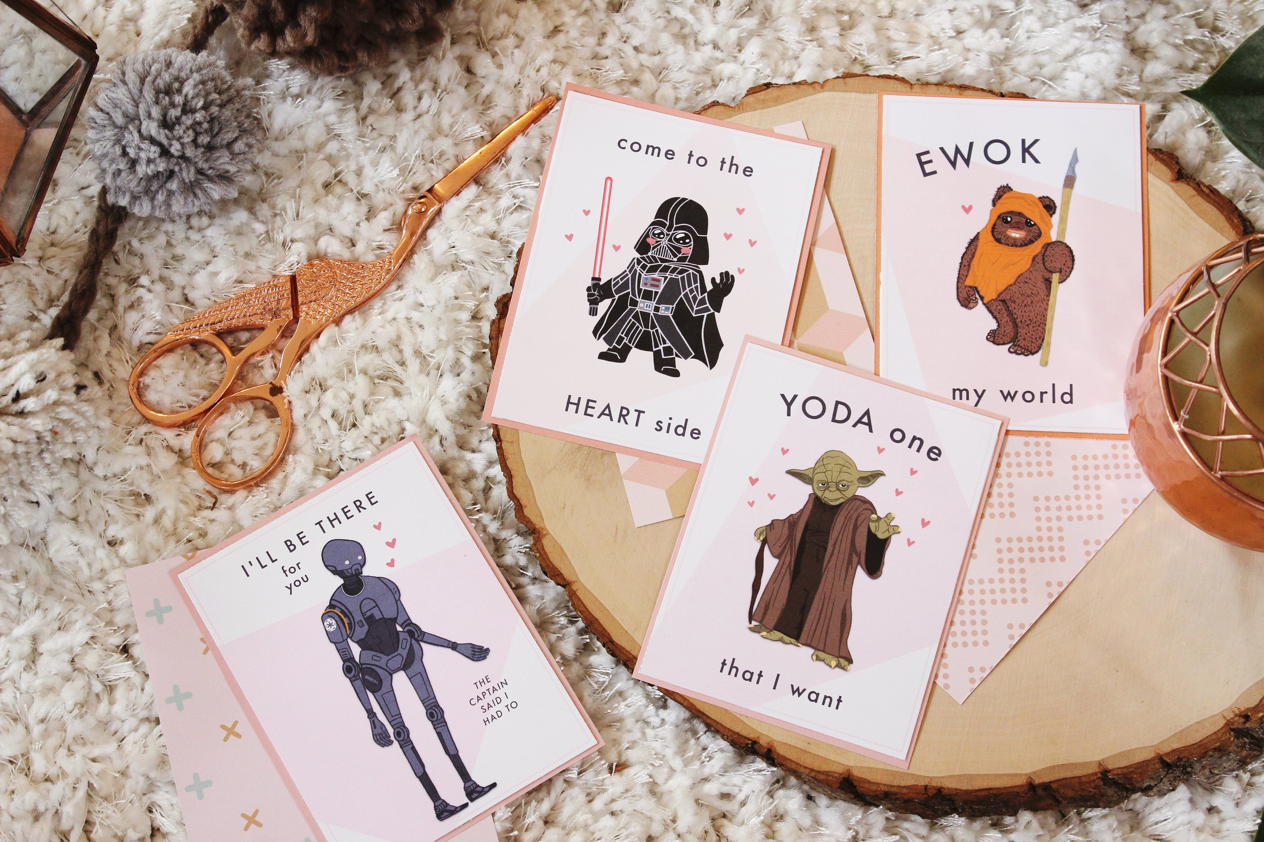 Star Wars Valentines | Free Printable — Emorie Kidder regarding Free Star Wars Printable Valentines