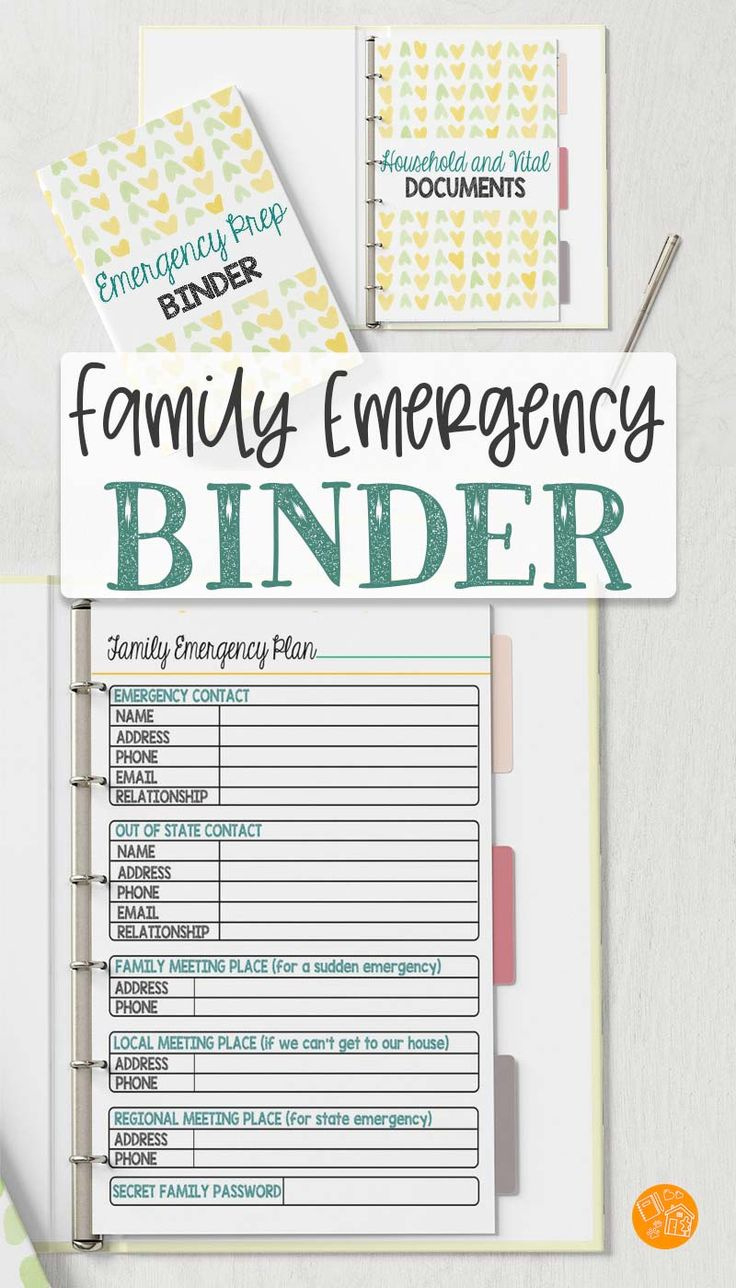The Emergency Prep Binder Every Family Should Have intended for Free Printable Emergency Binder Printables