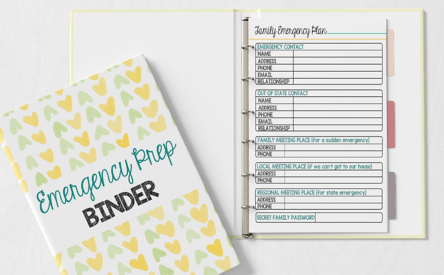 The Emergency Prep Binder Every Family Should Have | Sunny Day Family for Free Printable Emergency Binder Printables