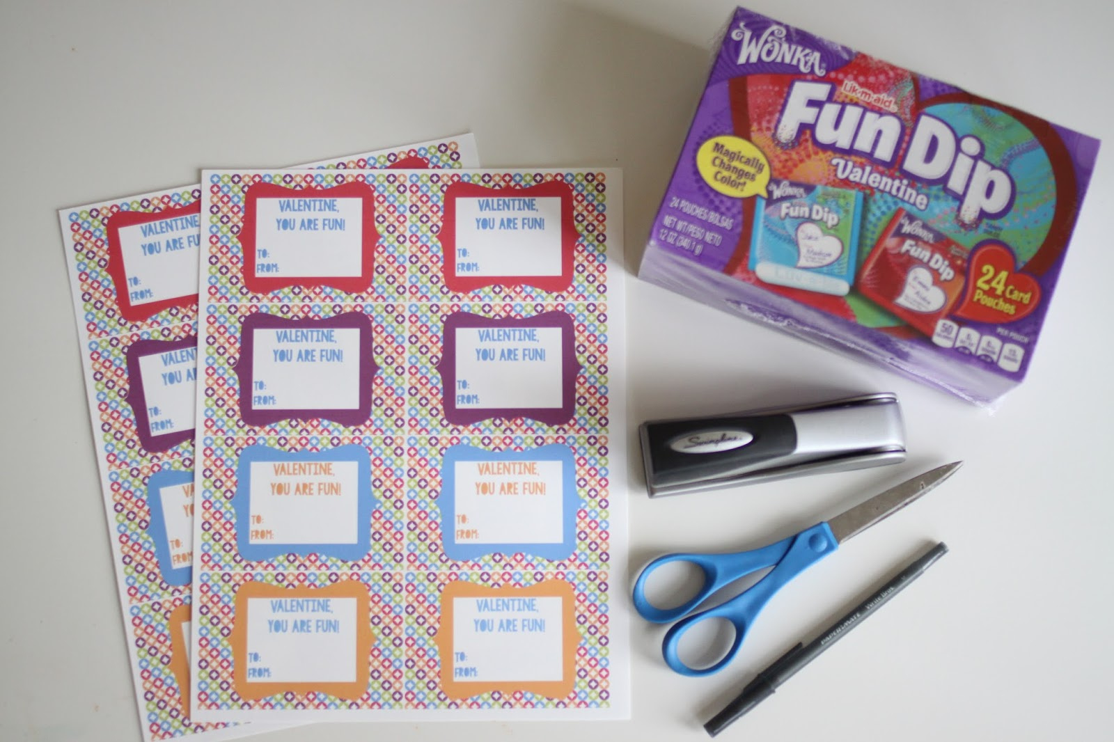 The Larson Lingo: Valentine, You Are Fun! {Free Valentine Printable} intended for Fun Dip Valentine Printable