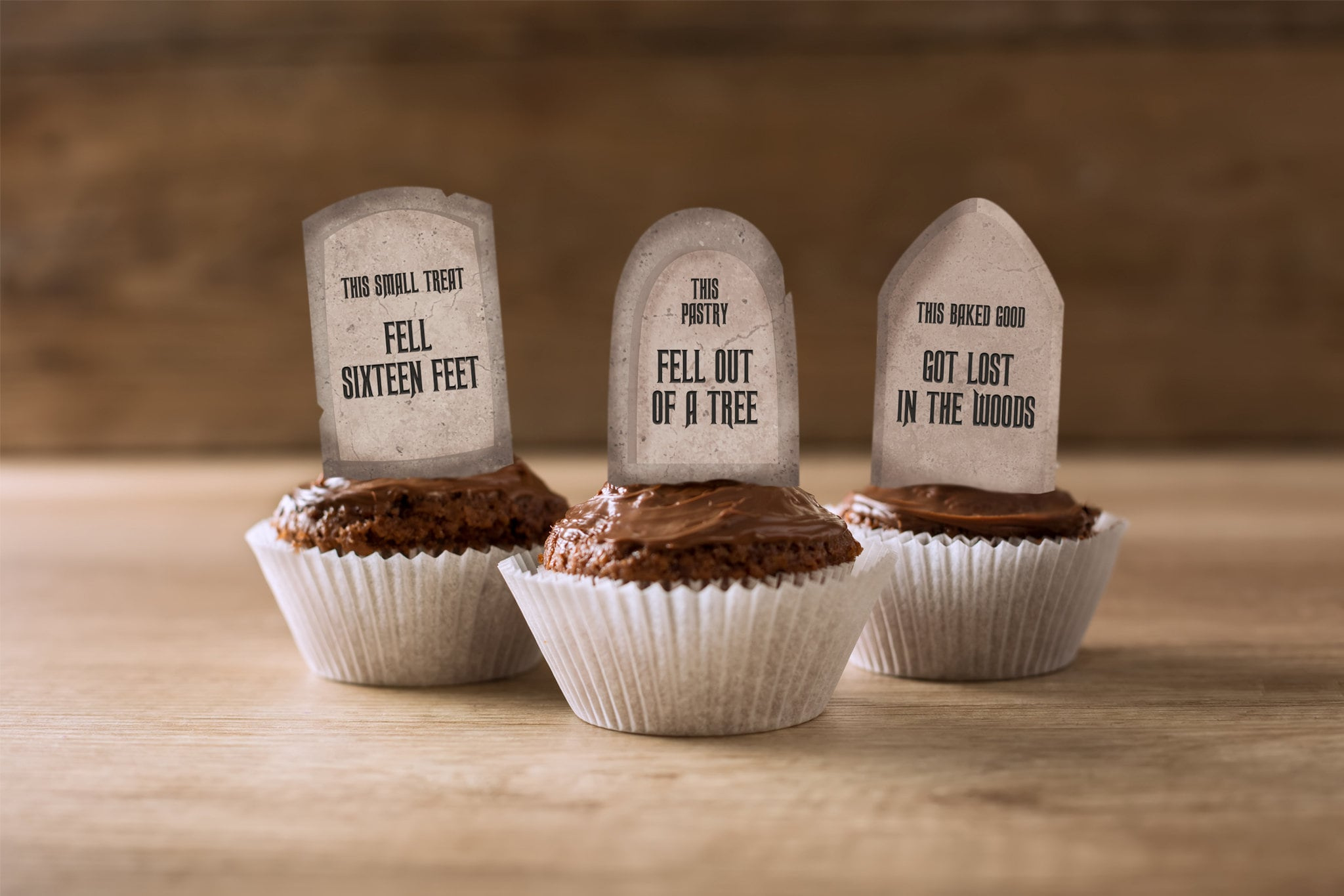 Tombstone Cupcake Toppers (Printable) | Halloween Gravestones - Etsy intended for Printable Tombstone Cupcake Toppers