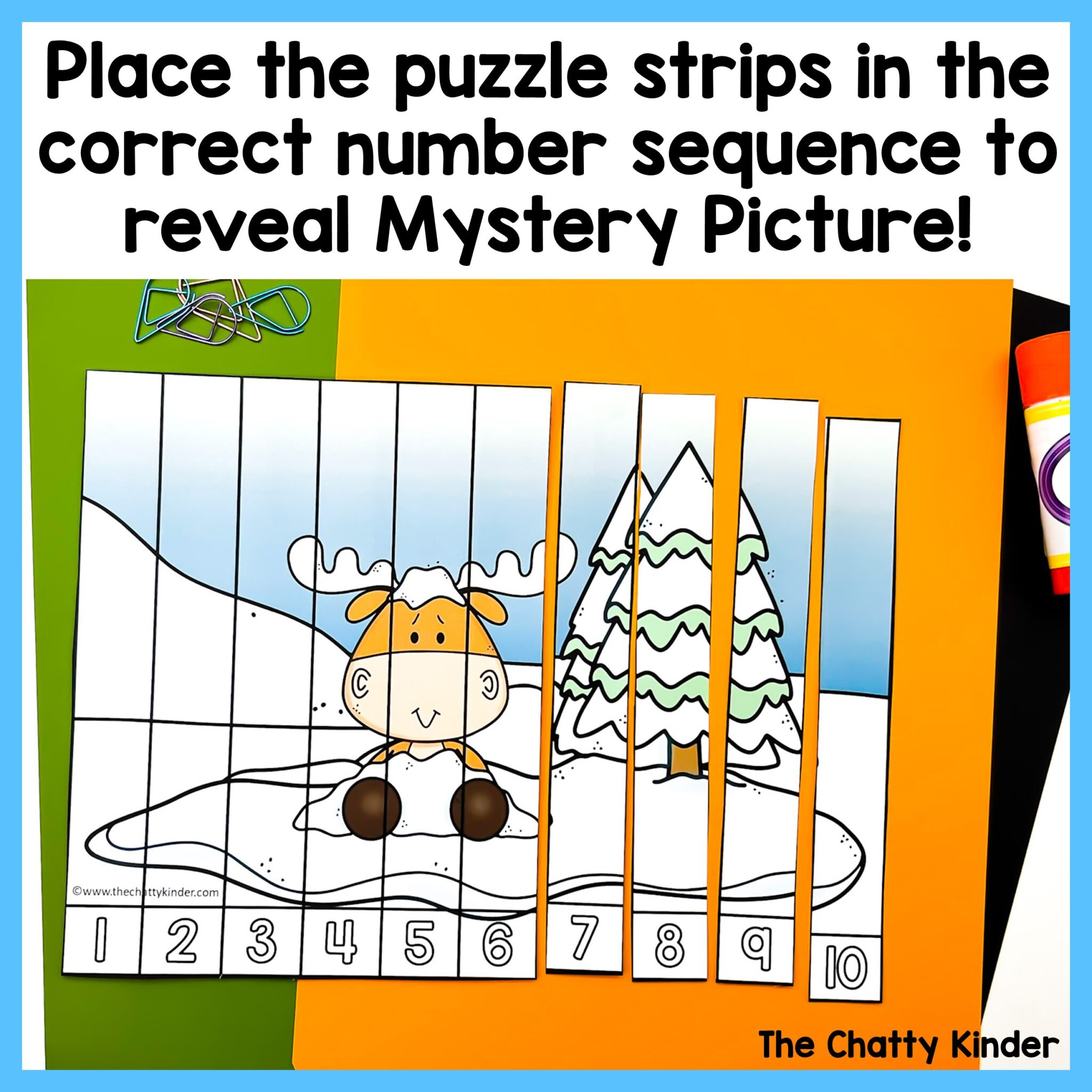 Winter 1 To 20 Number Puzzles - Number Sequencing - Kindergarten with regard to Printable Number Sequence Puzzle