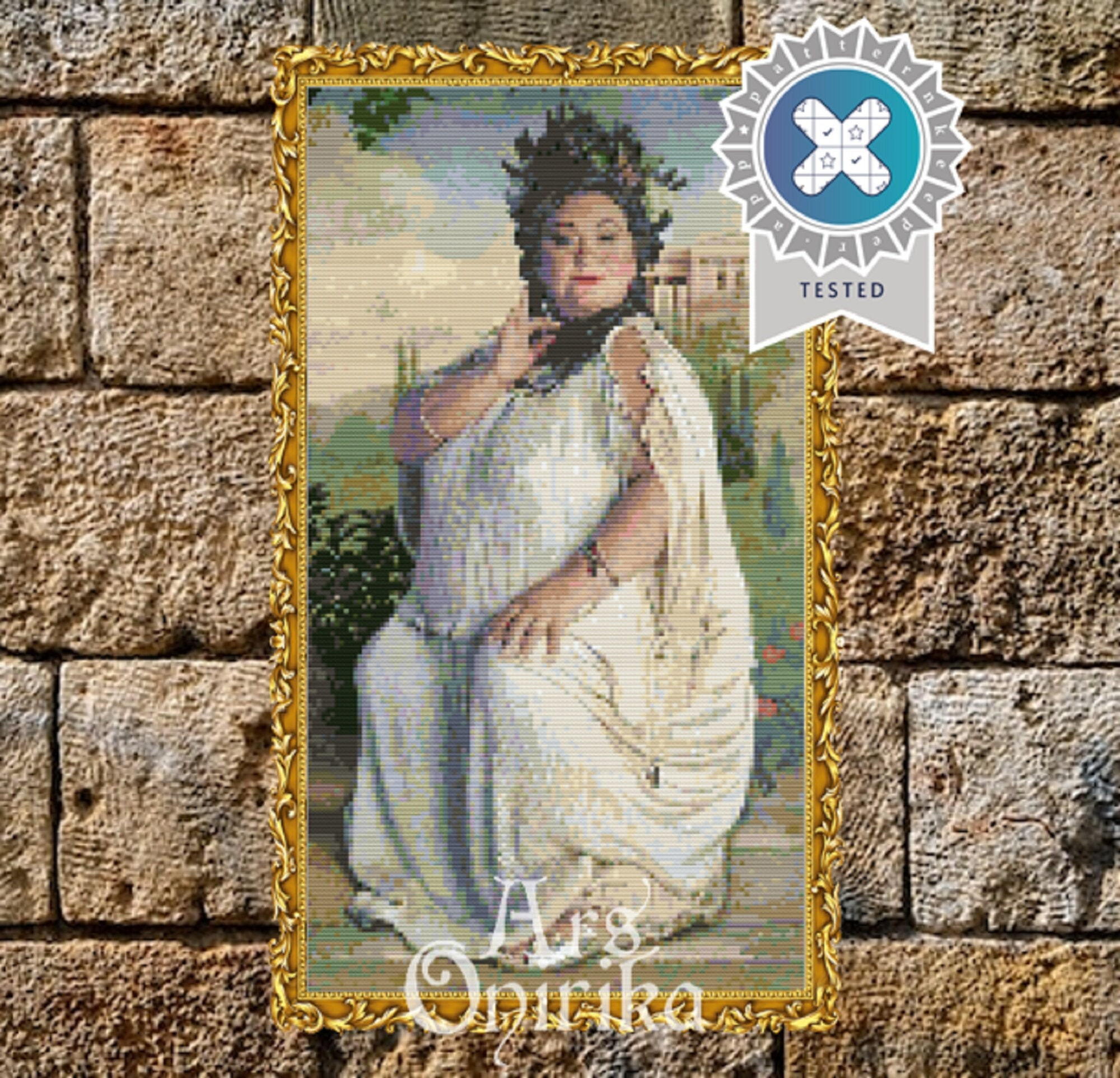 Wizard Portrait Cross Stitch Pattern - Fat Lady Password - Magic with Harry Potter Fat Lady Portrait Printable