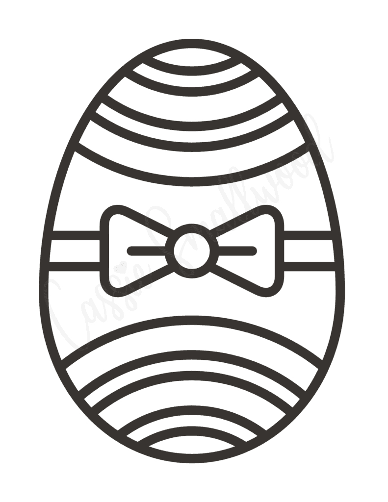 19 Egg Templates (Free Printable) - Cassie Smallwood throughout How to Stencil Easter Eggs