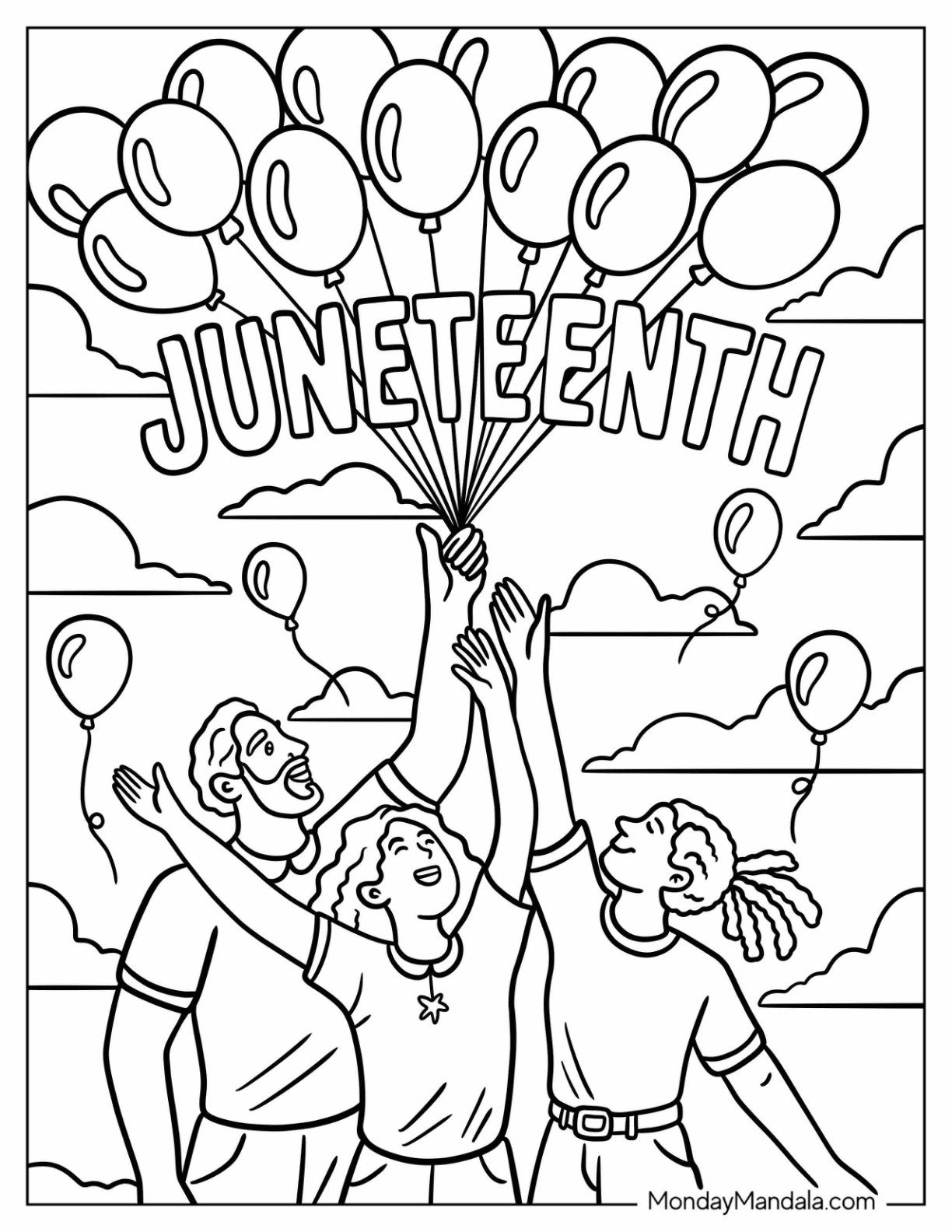 22 Juneteenth Coloring Pages (Free Pdf Printables) throughout Juneteenth Coloring Pages Free Printable