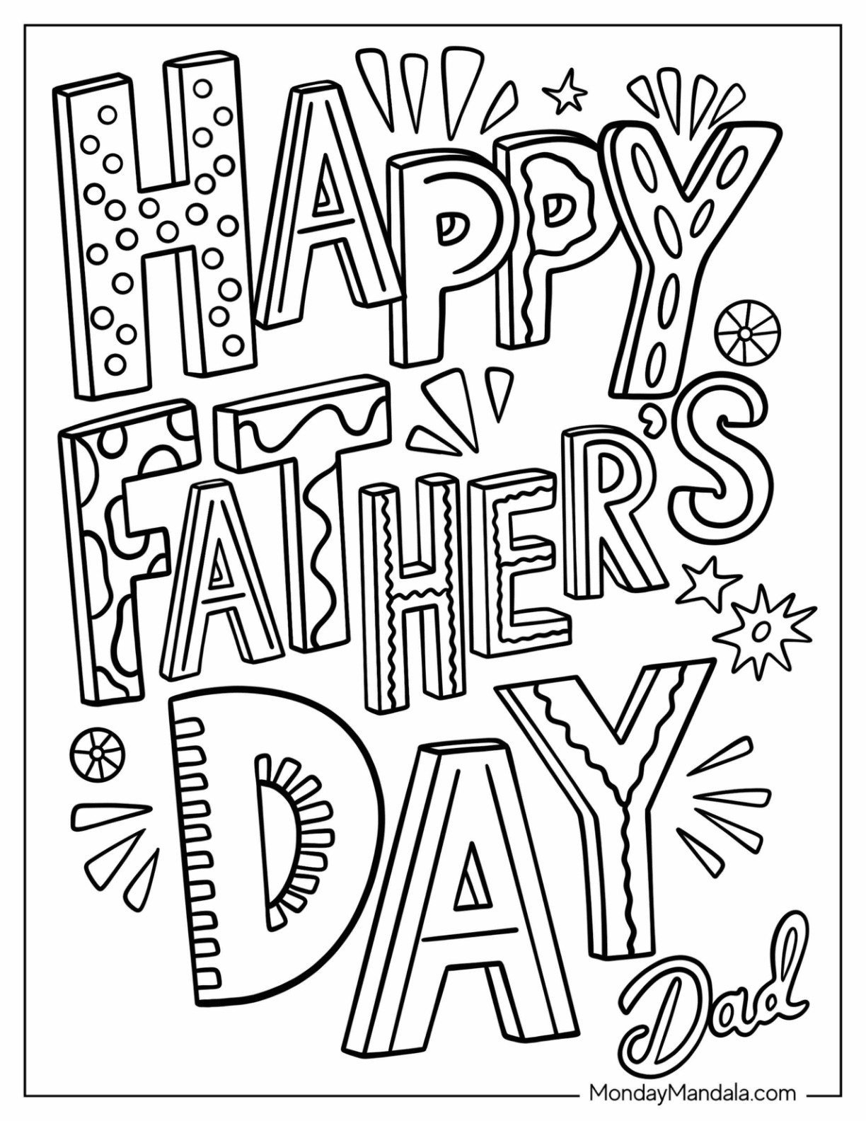 48 Father&amp;#039;S Day Coloring Pages (Free Pdf Printables) inside Free Printable Coloring Pages Father&amp;#039;S Day