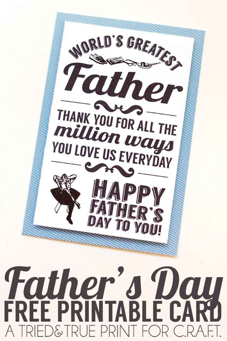50 Free Printable Father&amp;#039;S Day Cards That Are Totally Thoughtful with regard to Free Printable Father&amp;amp;#039;s Day Cards From Wife to Husband