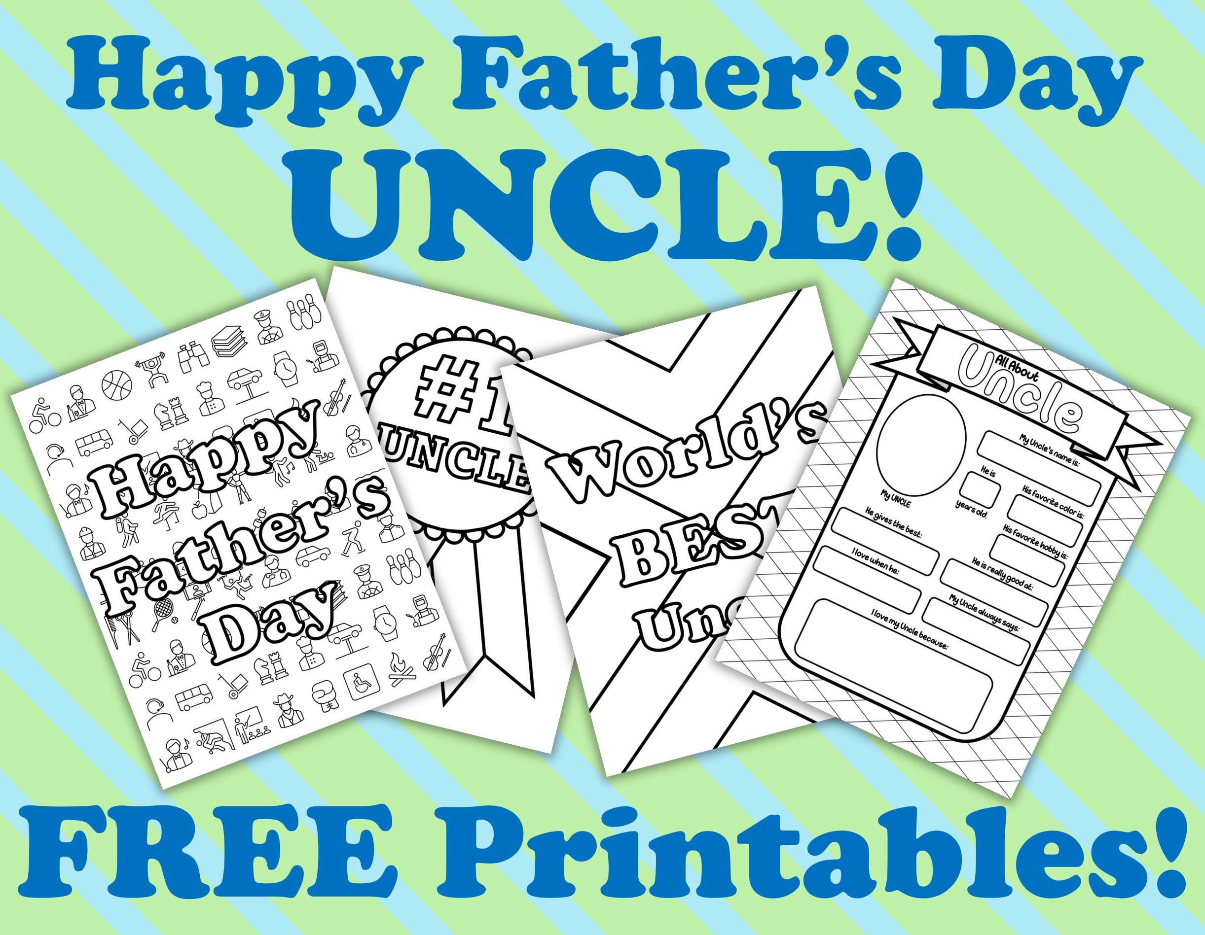 66613F731B846538Dca19E51 with Happy Father&amp;#039;S Day Uncle Printable