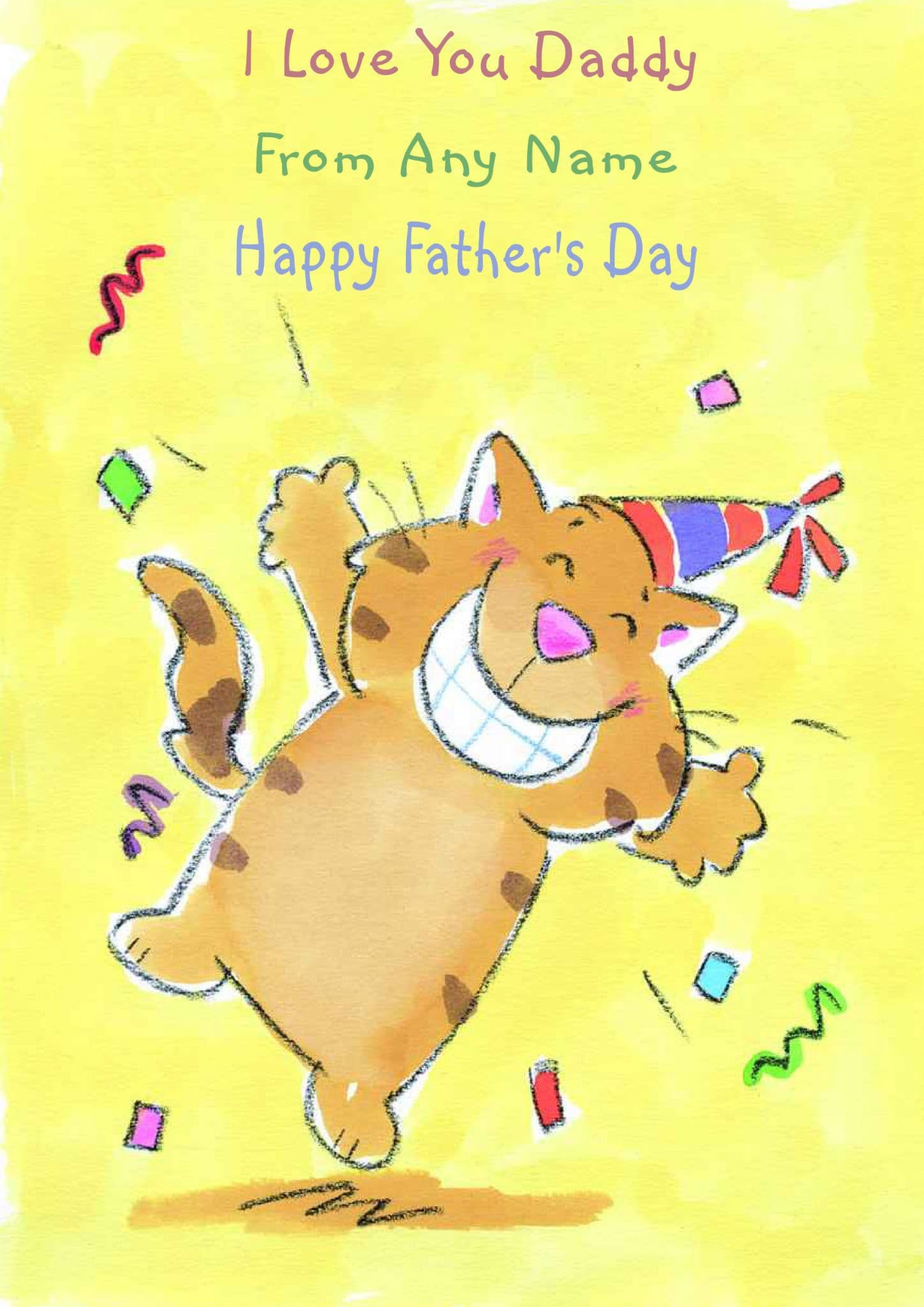 Add A Name Father&amp;#039;S Day-Smiles For Daddy regarding Funny Father&amp;#039;S Day Cards Printable Free