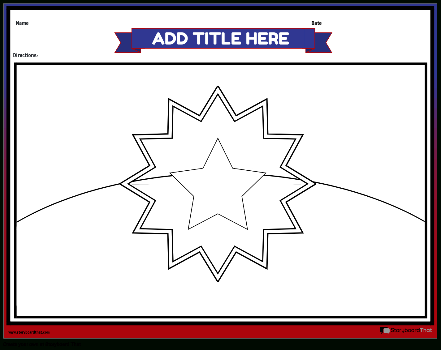 Coloring Juneteenth Flag Storyboardtemplates in Printable Juneteenth Flag Coloring Page