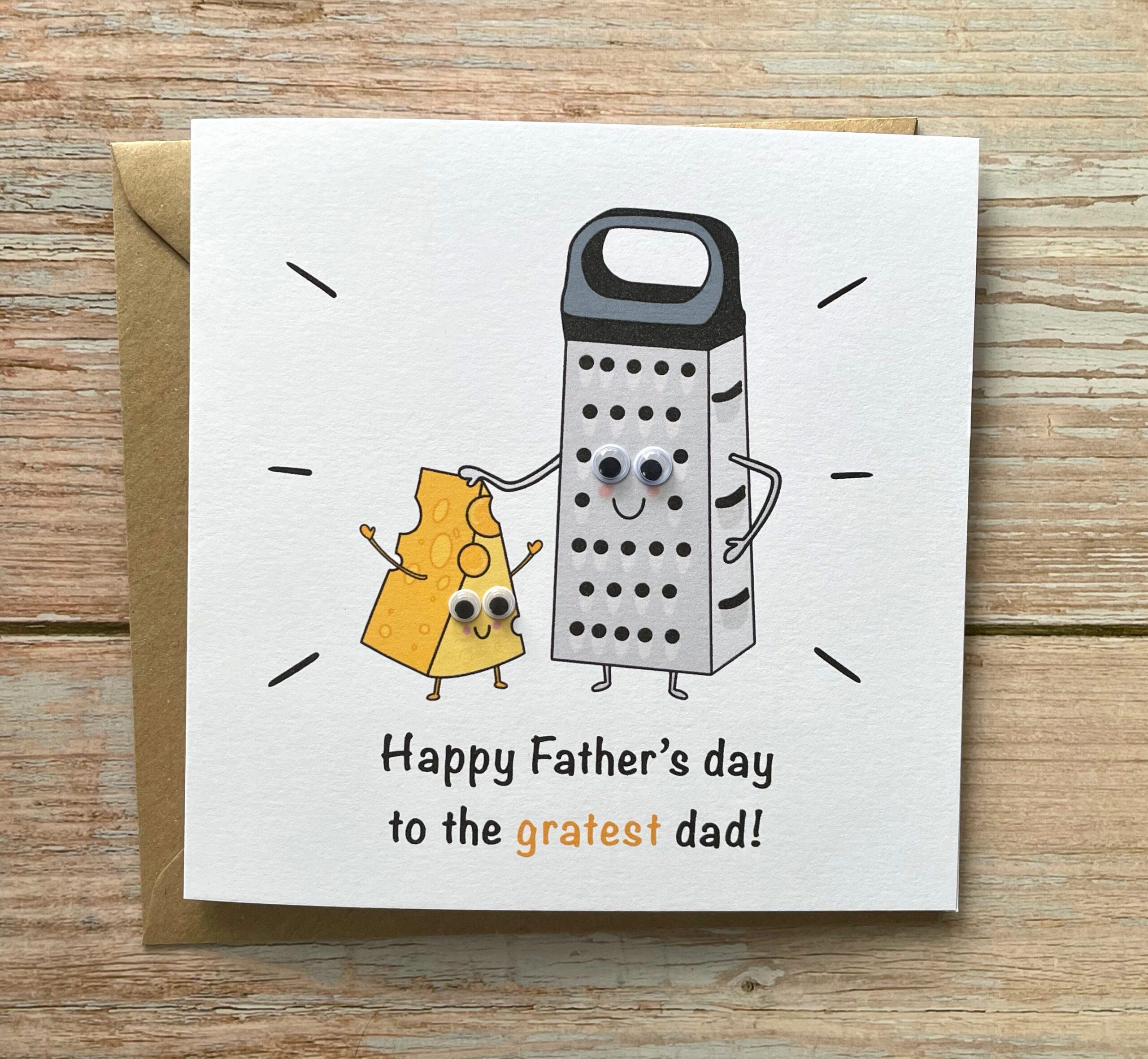 Cute Cheese And Grate Father&amp;#039;S Day Card in Cute Father&amp;amp;#039;s Day Cards