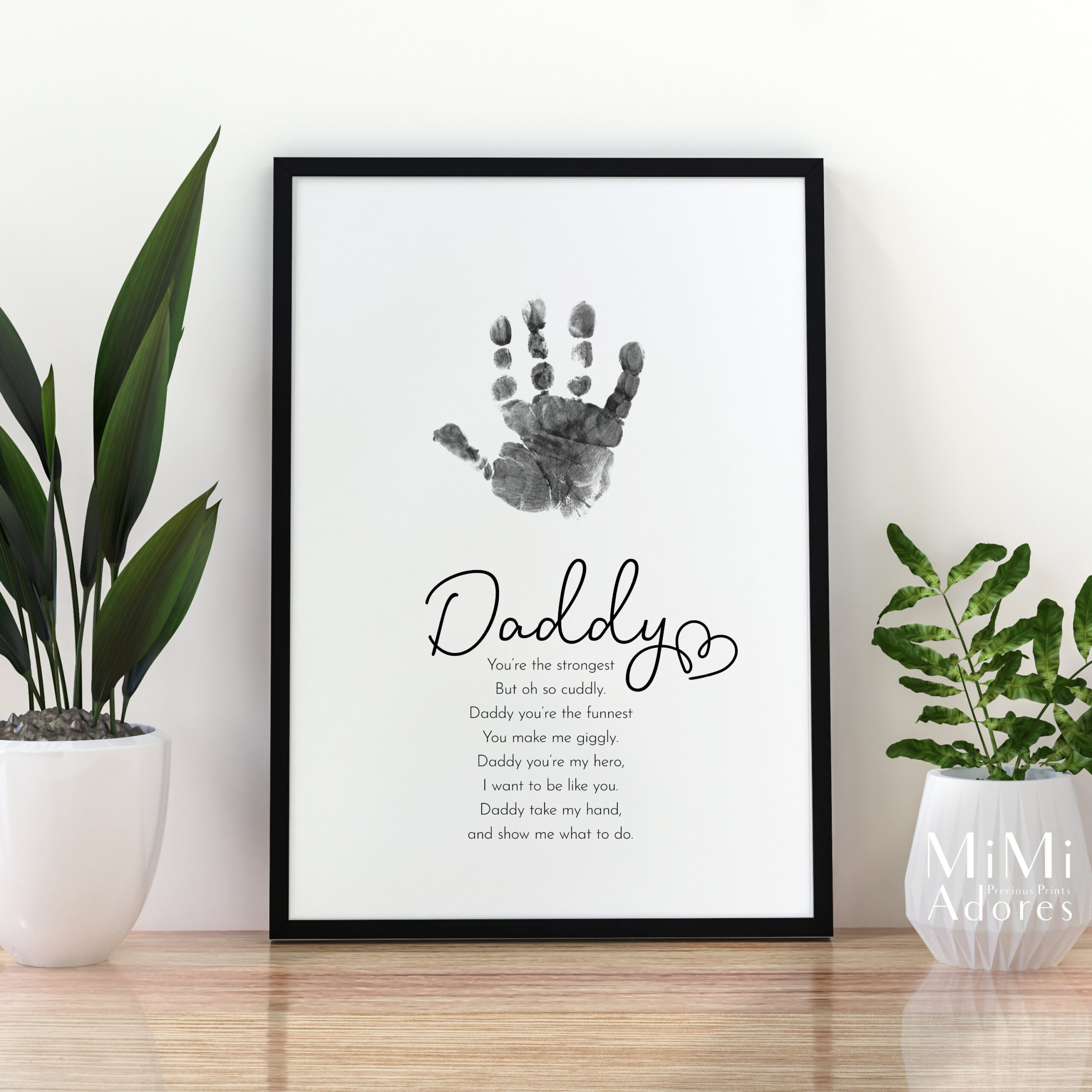 Daddy Handprint Poem | Fathers Day Birthday | Daddy Dad Poem throughout Toddler Father&amp;amp;#039;s Day Poem Printable