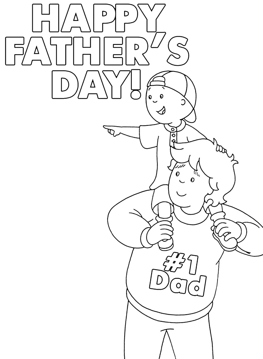 Father S Day Coloring Pages To Print - Free Printable Coloring Pages intended for Coloring Father&amp;#039;S Day Printables