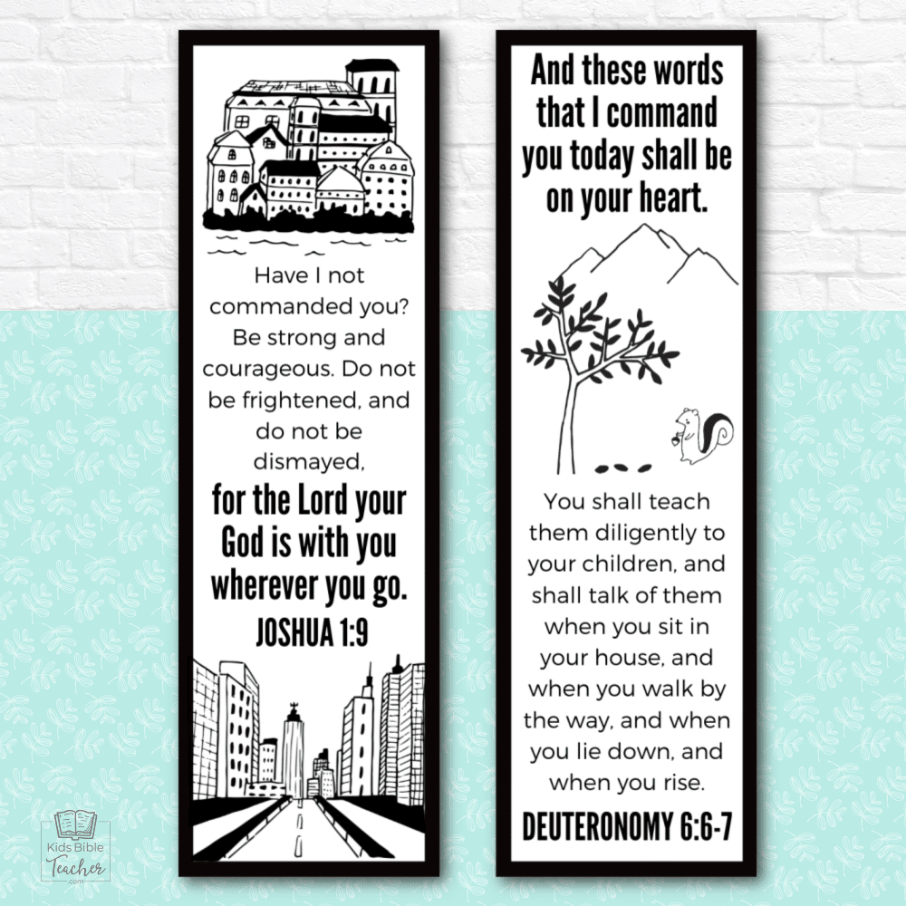 Father&amp;#039;S Day Bookmarks With Bible Verses - Kids Bible Teacher in Printable Christian Father&amp;amp;#039;s Day Bookmarks