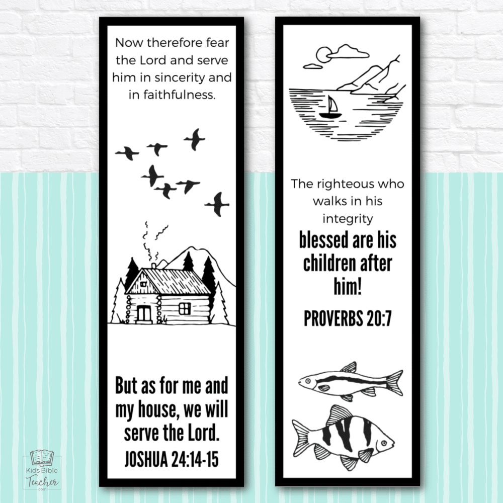 Father&amp;#039;S Day Bookmarks With Bible Verses - Kids Bible Teacher throughout Free Father&amp;#039;S Day Printable Bookmarks