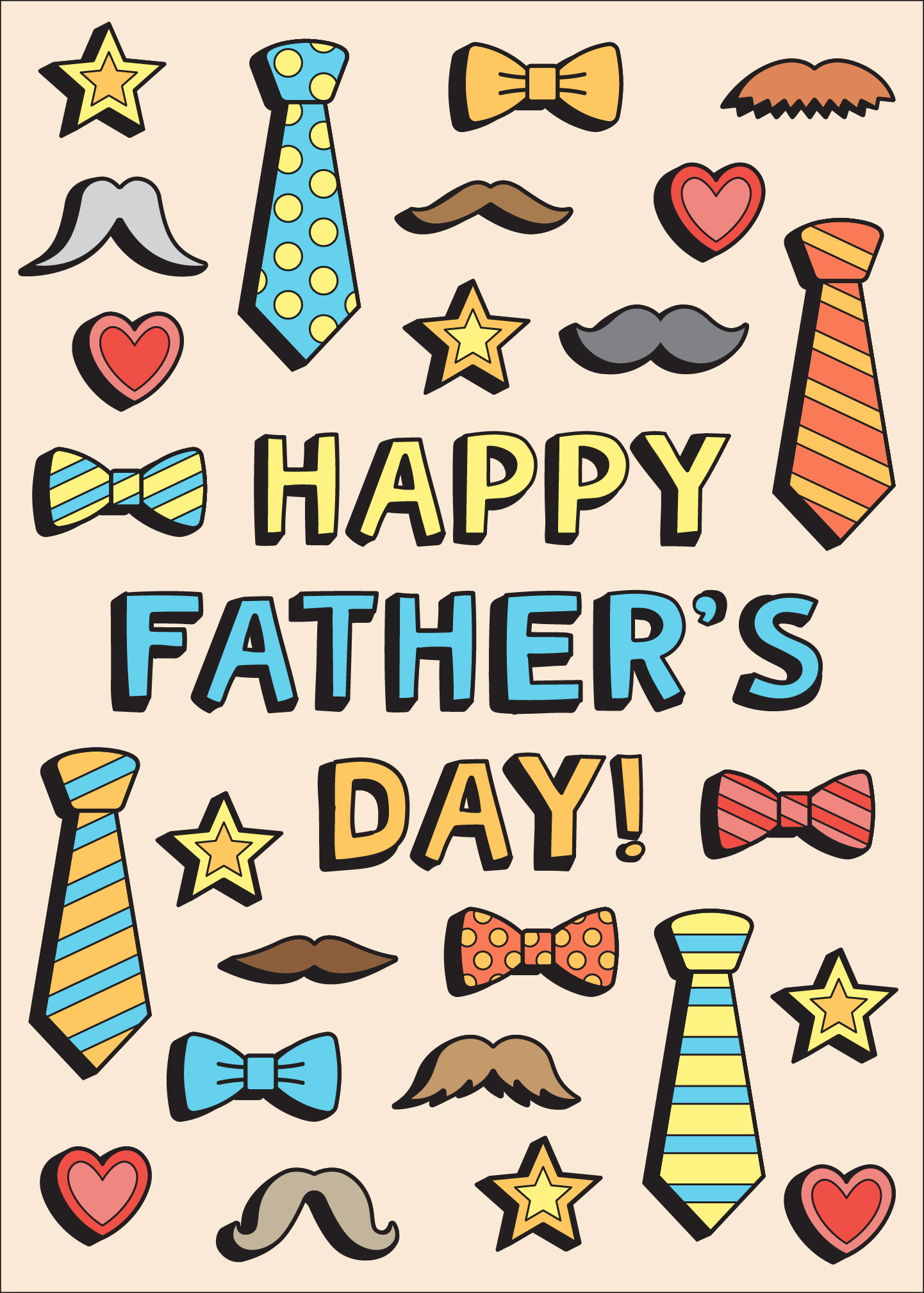Father&amp;#039;S Day Card – Clipart Free Printables throughout Free Father&amp;amp;#039;s Day Cards