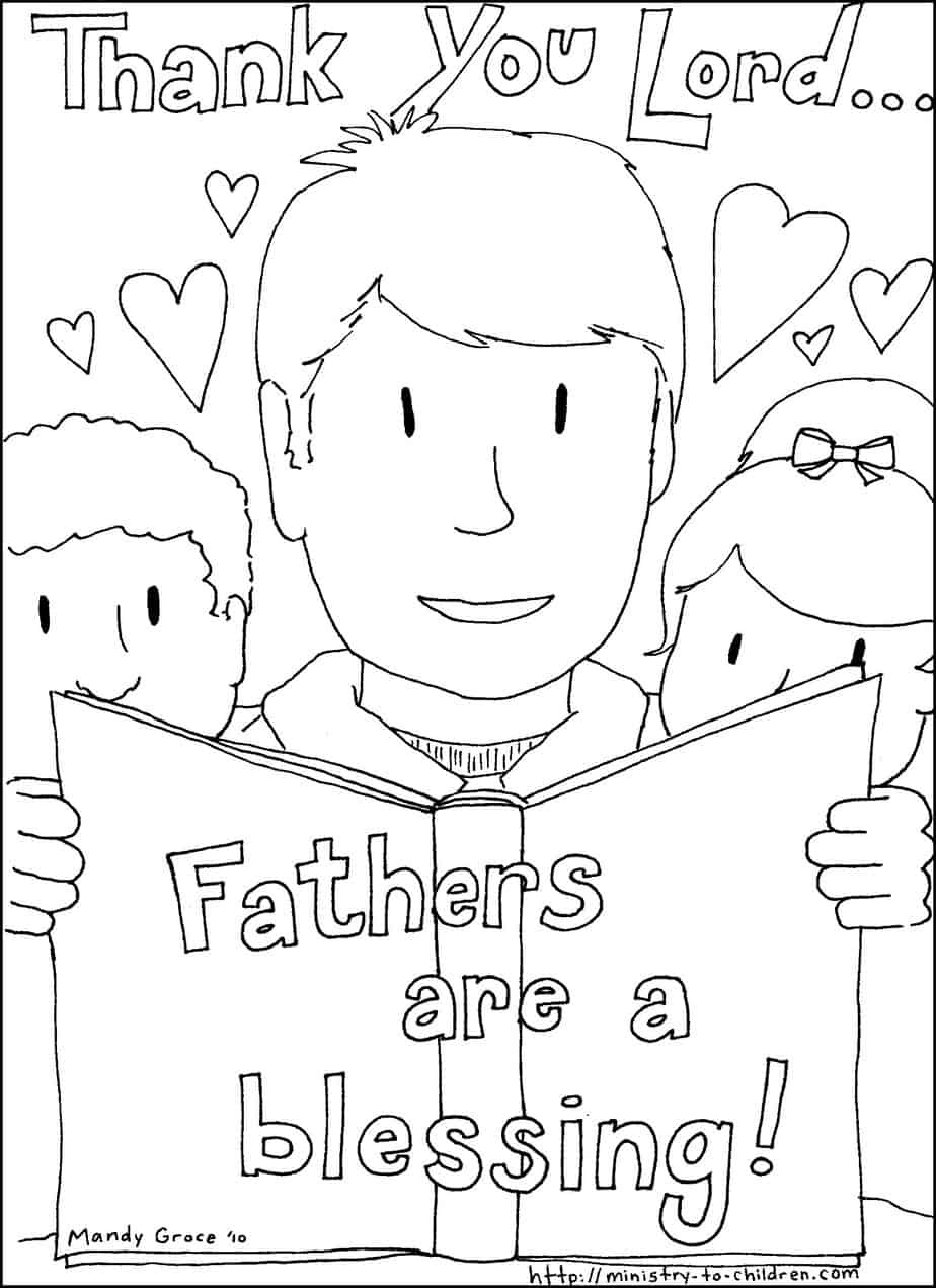 Father&amp;#039;S Day Coloring Pages (100% Free) Easy Print Pdf for Free Printable Religious Father&amp;amp;#039;s Day Cards