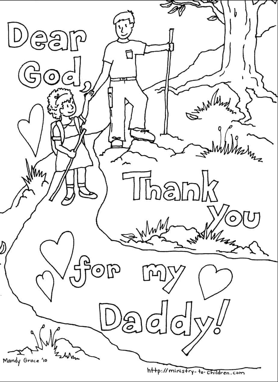 Father&amp;#039;S Day Coloring Pages (100% Free) Easy Print Pdf for Free Printable Religious Father&amp;#039;S Day Cards