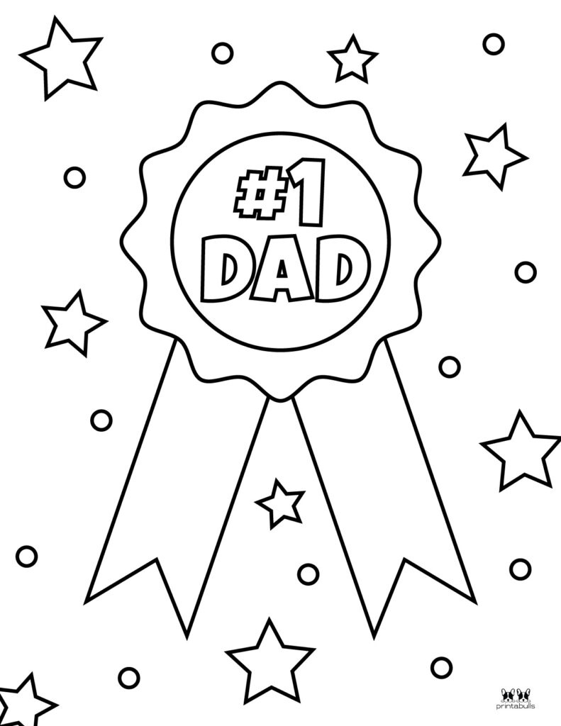 Father&amp;#039;S Day Coloring Pages - 50 Free Pages | Printabulls within Printable Father&amp;#039;S Day Coloring Pages