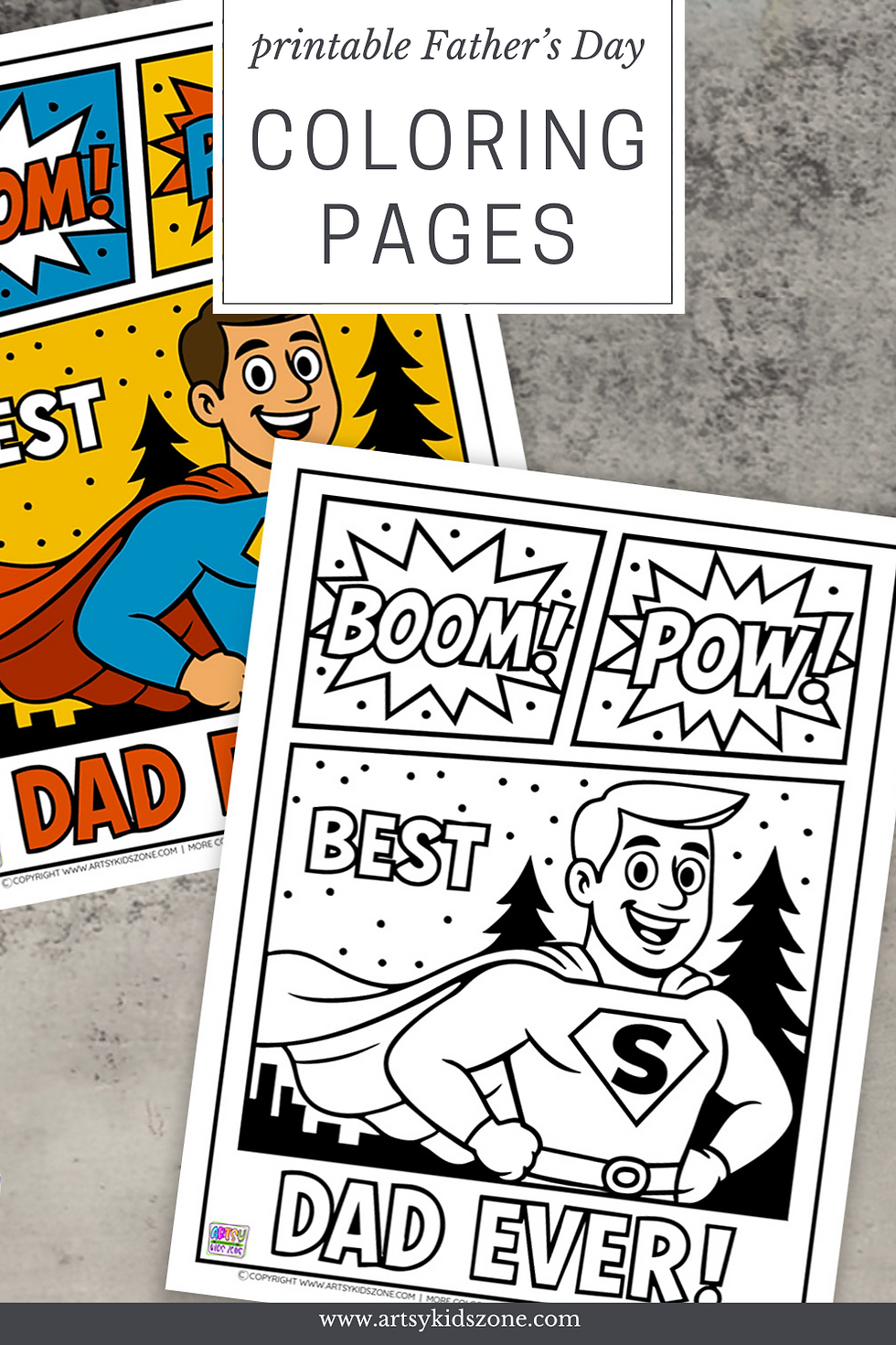 Father&amp;#039;S Day Coloring Pages: Superhero Edition inside Father&amp;amp;#039;s Day Superhero Card Printable