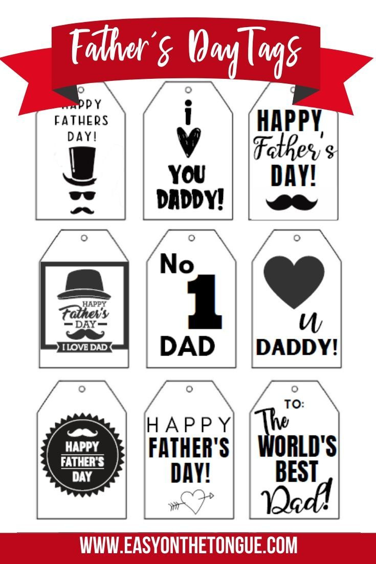 Father&amp;#039;S Day Free Printable pertaining to Printable Happy Father&amp;#039;S Day Gift Tag