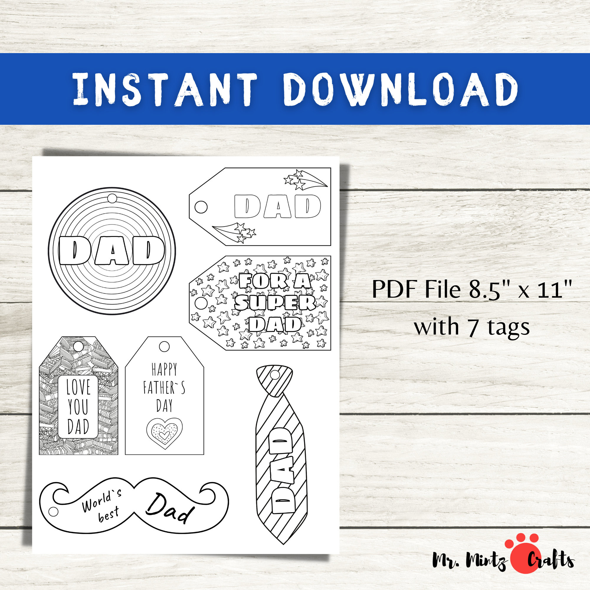 Fathers Day Gift Tag Template Printable | Fathers Day Treat Favor with regard to Father&amp;amp;#039;s Day Gift Tag Printable