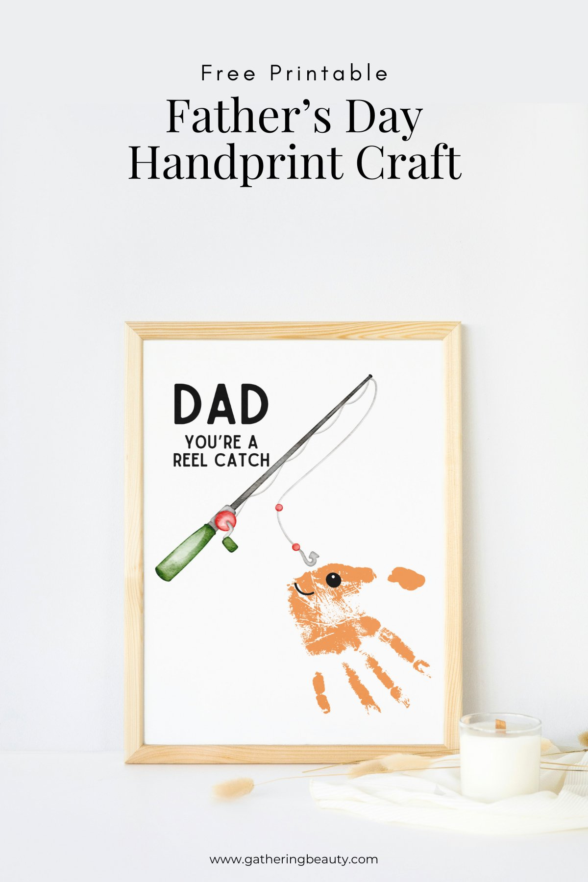 Father&amp;#039;S Day Handprint Art Craft — Gathering Beauty inside Free Printable Father&amp;amp;#039;s Day Crafts For Preschoolers