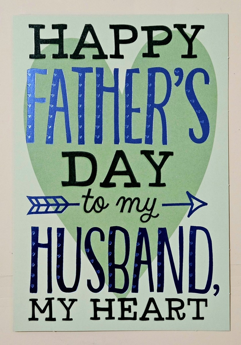 Father&amp;#039;S Day Husband Greeting Greeting Cards For Sale | Ebay throughout Husband Printable Father&amp;amp;#039;s Day Cards From Wife