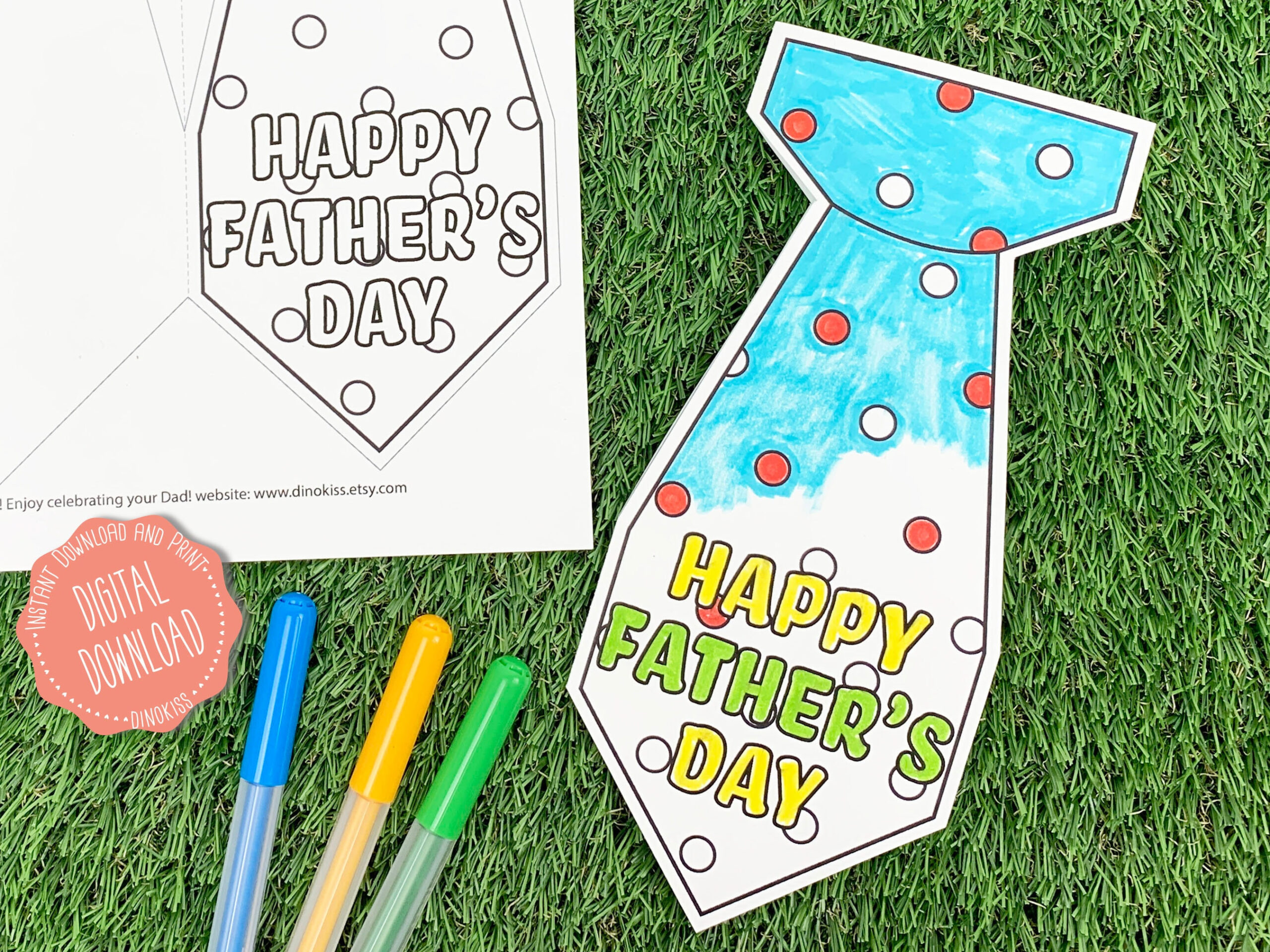Father&amp;#039;S Day Neck Tie Coloring Card Printable, Father&amp;#039;S Day Card within Happy Father&amp;amp;#039;s Day Tie Printable