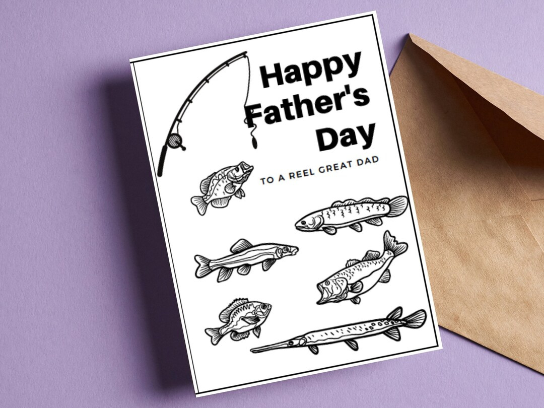 Fathers Day Outlet Card Print Outlet Out with Printable Fishing Father&amp;#039;S Day Cards