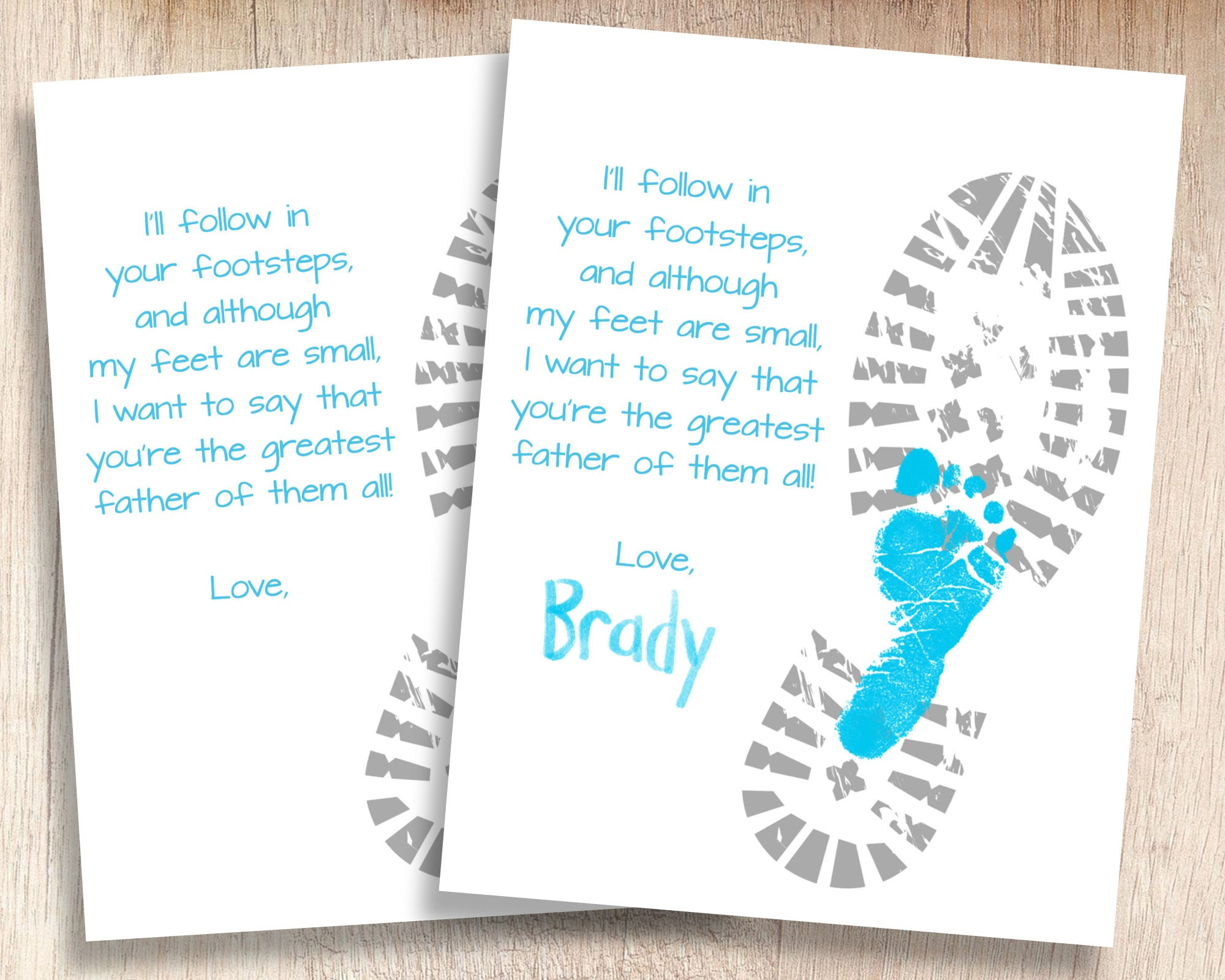 Father&amp;#039;S Day Poem Printable | Kids&amp;#039; Footprint Keepsake | Teacher with regard to Printable Father&amp;amp;#039;s Day Poems For Toddlers