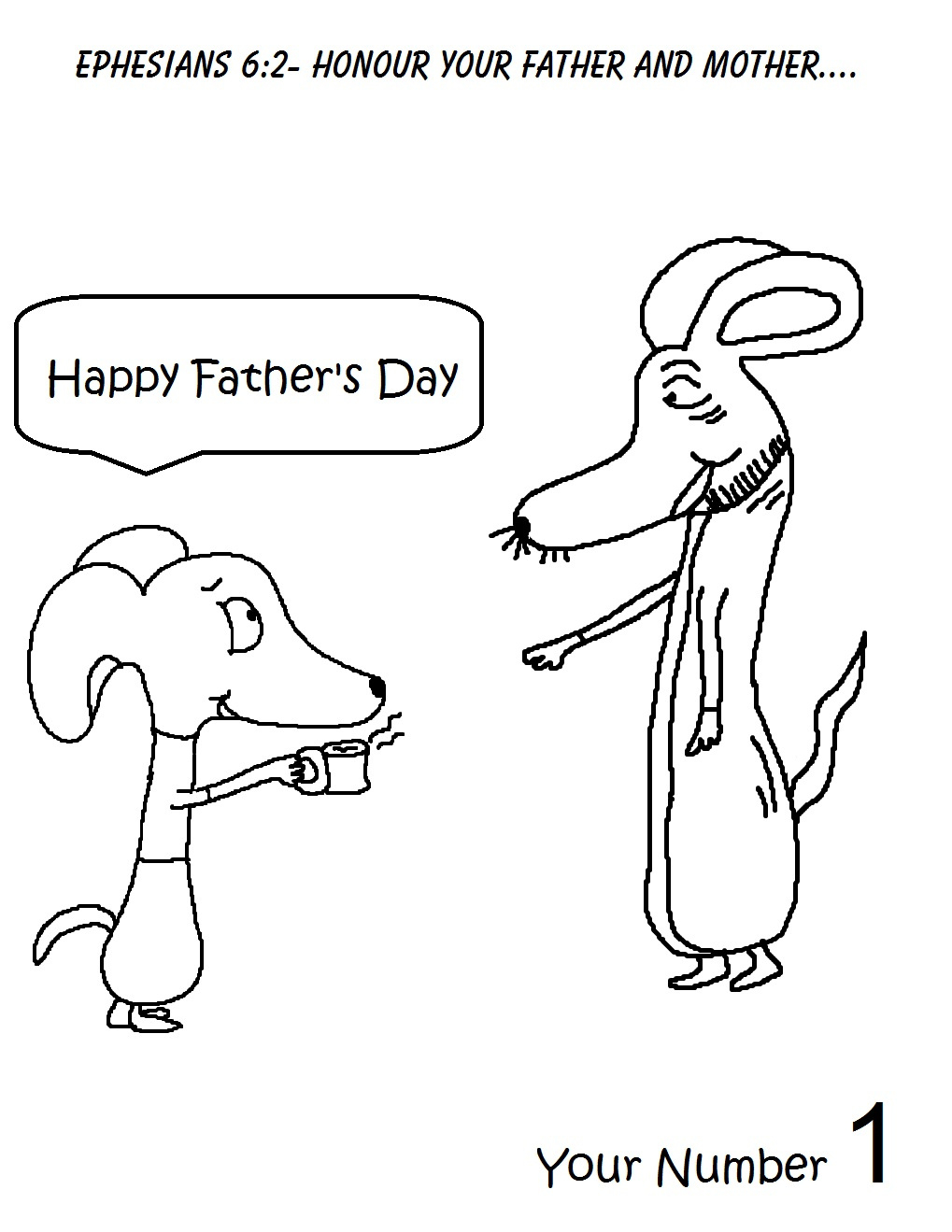 Father&amp;#039;S Day Sunday School Lesson with regard to Free Printable Father&amp;#039;S Day Card From Dog
