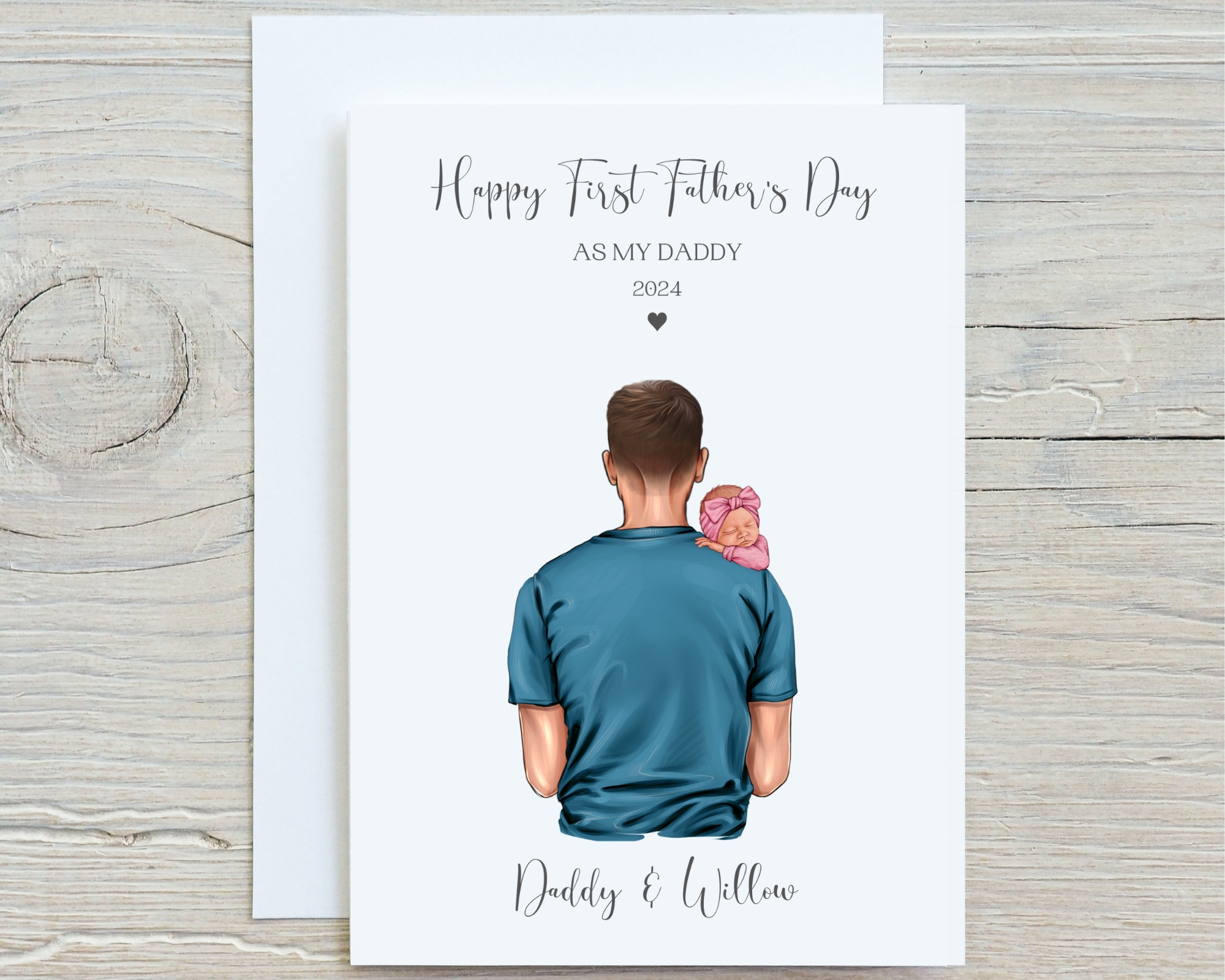 First Fathers Day Card | Pretty Unique Prints Ltd. throughout Father&amp;amp;#039;s Day Cards
