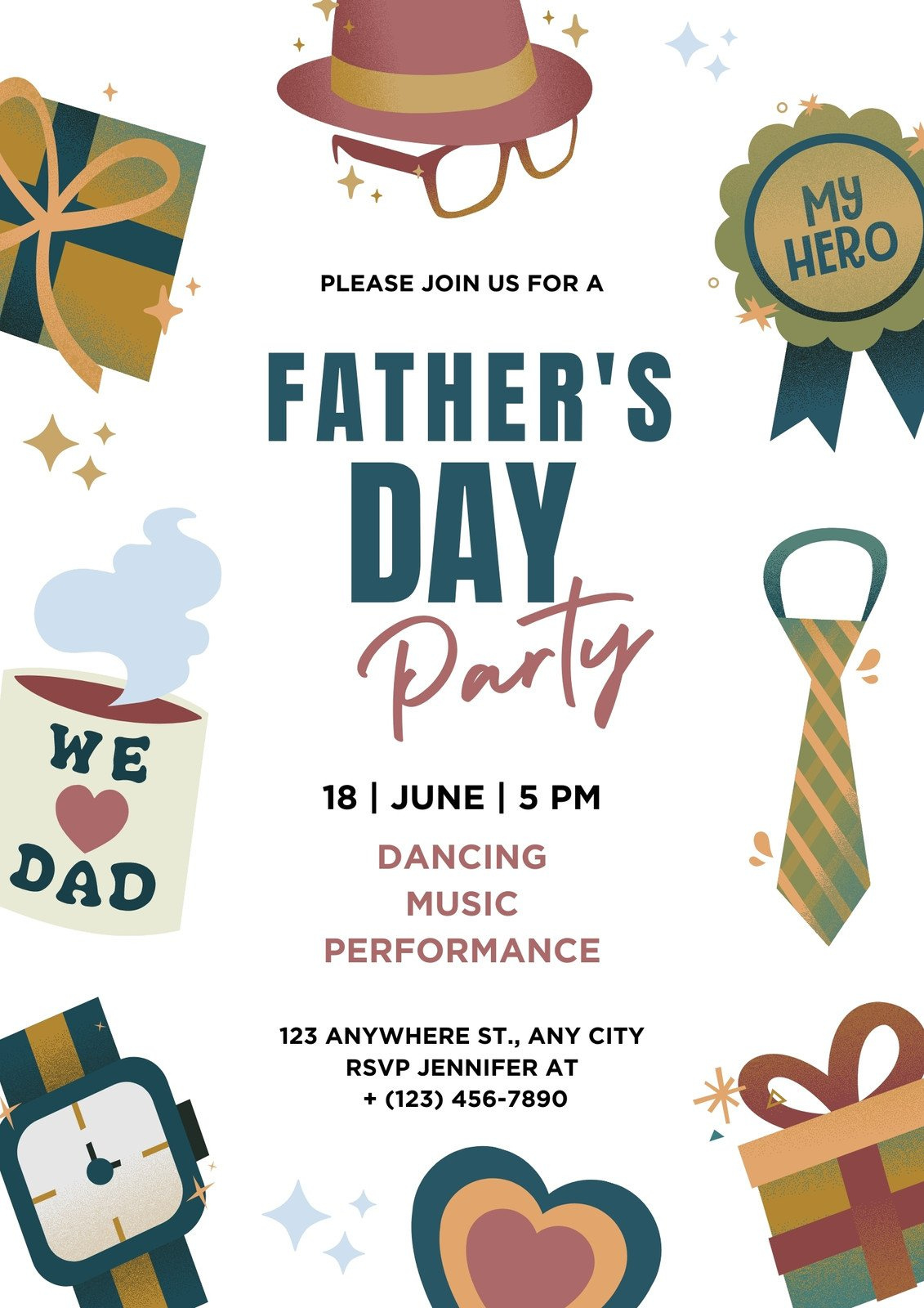 Free And Customizable Fathers Day Templates with regard to Father&amp;amp;#039;s Day Sign Printable